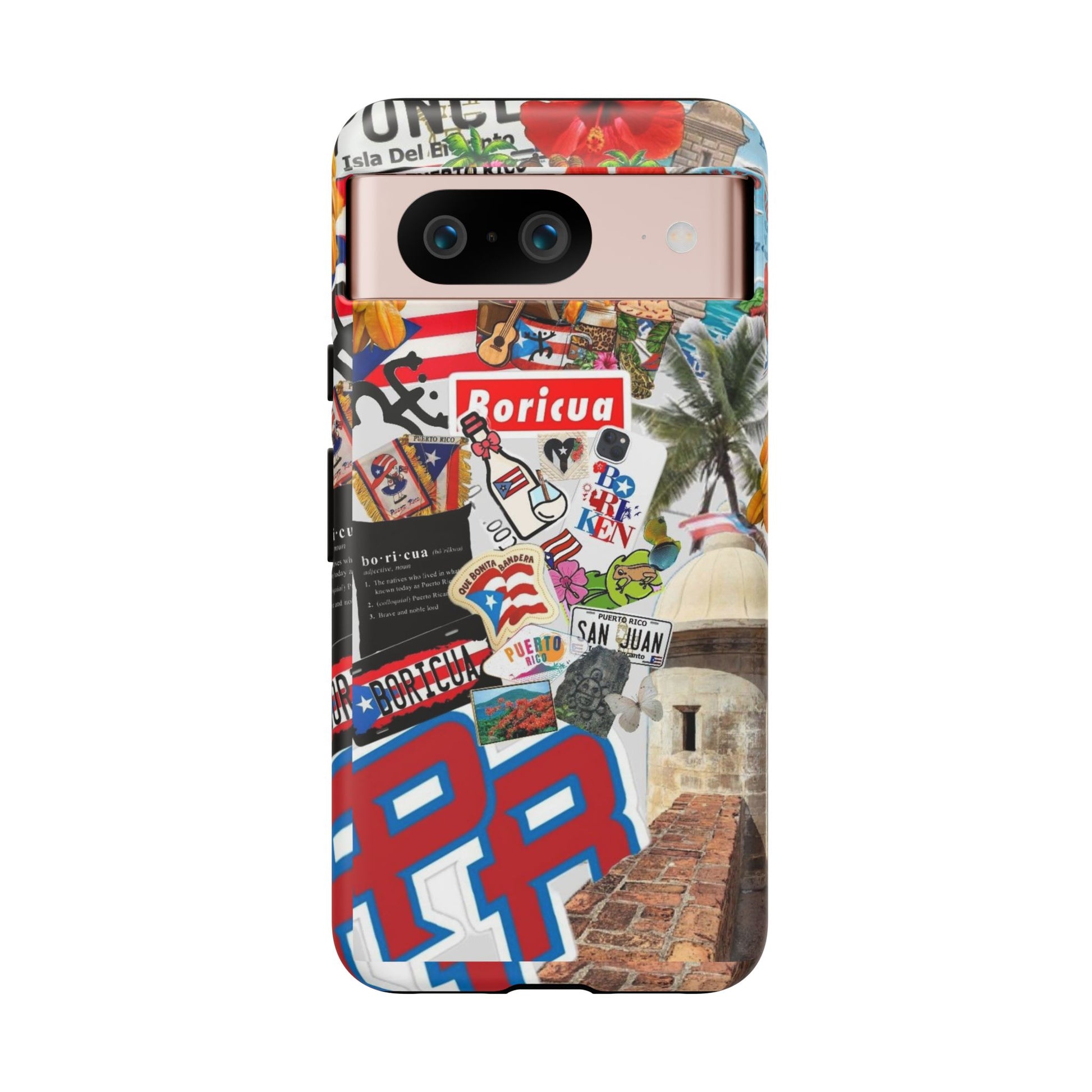 Puerto Rico Boricua Art Tough Cases for iPhones, Samsung, and Pixel