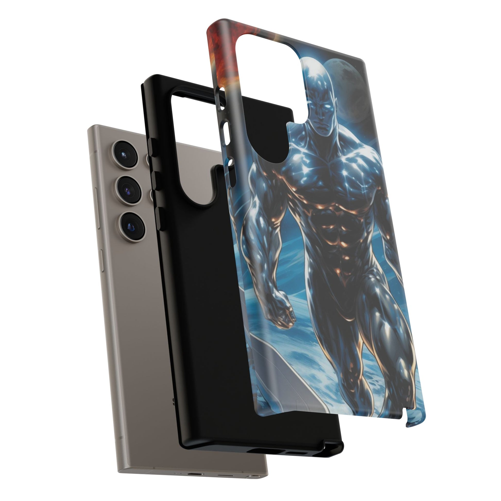 The Silver Surfer Comic Art Phone Case, Tough Cases for iPhones, Samsung, and Pixel