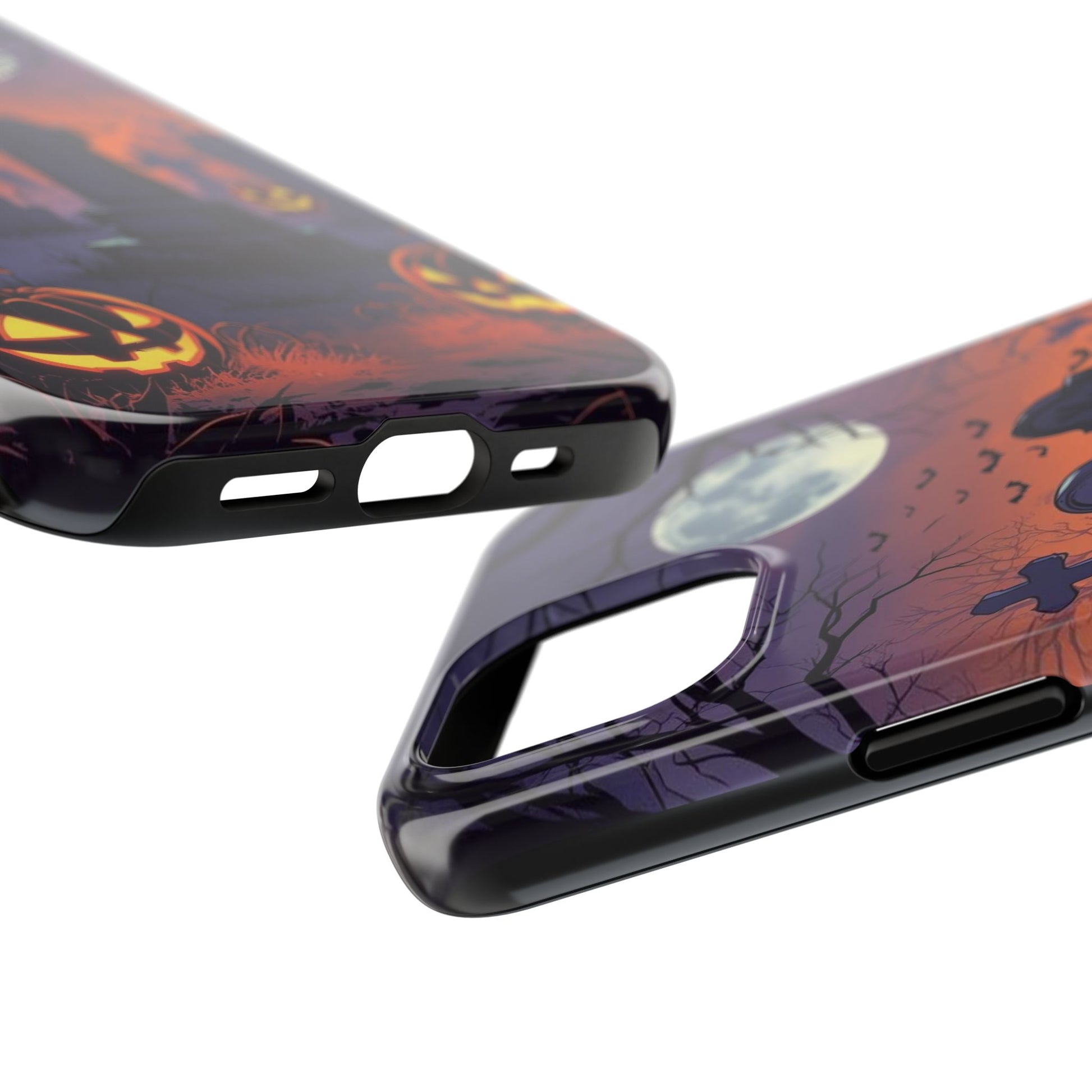 Graveyard Halloween Theme Phone Cases for iPhones & Samsung Phones