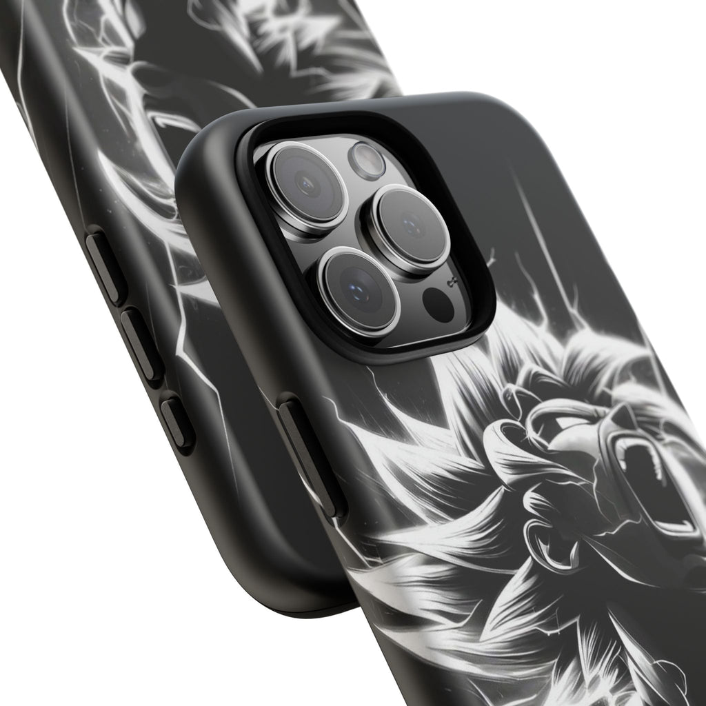 Anime Saiyan Rage Dragon ball Z Tough Cases for iPhones, Samsung, and Pixel