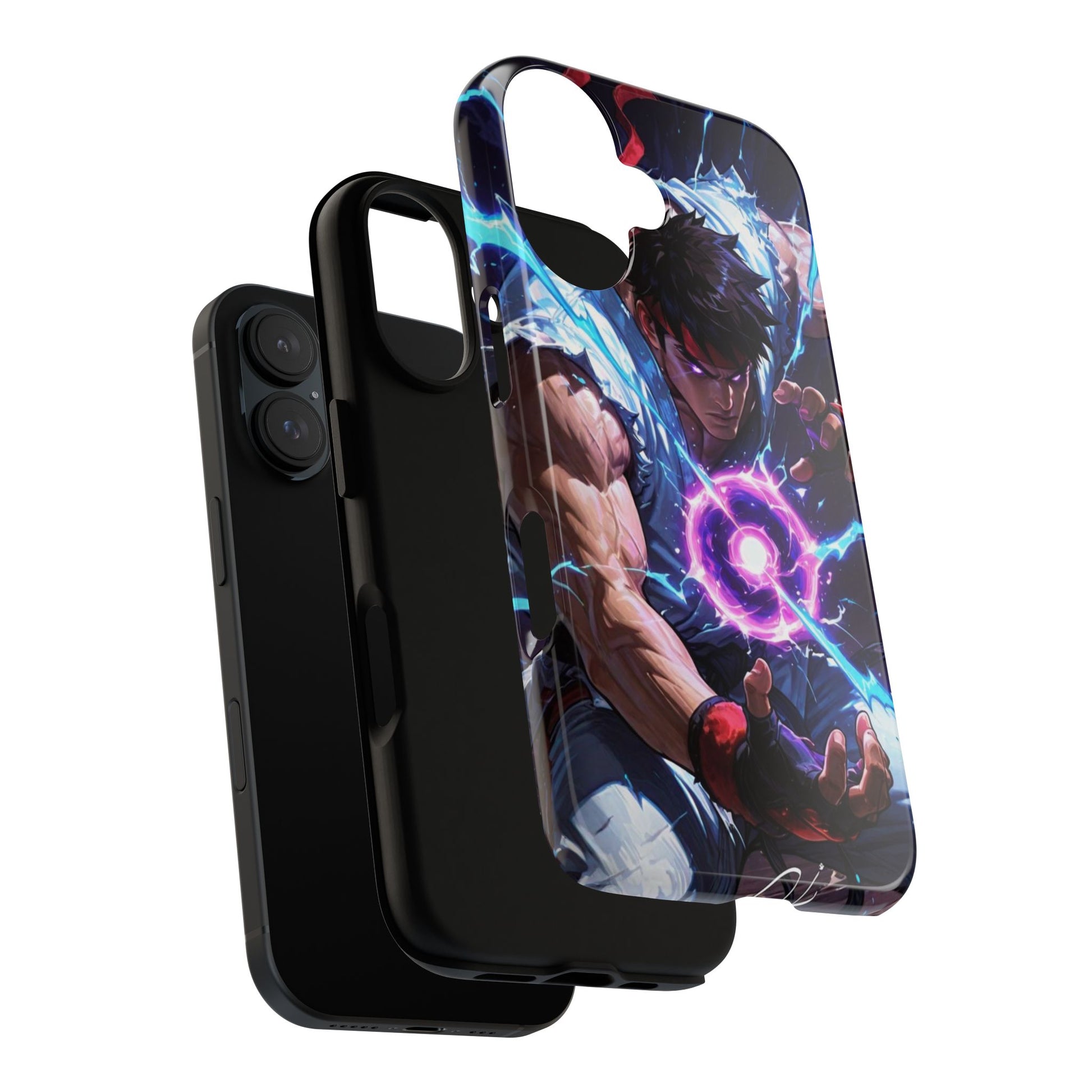Street Fighter Ryu Gamer Art Tough Cases for iPhones, Samsung, and Pixel