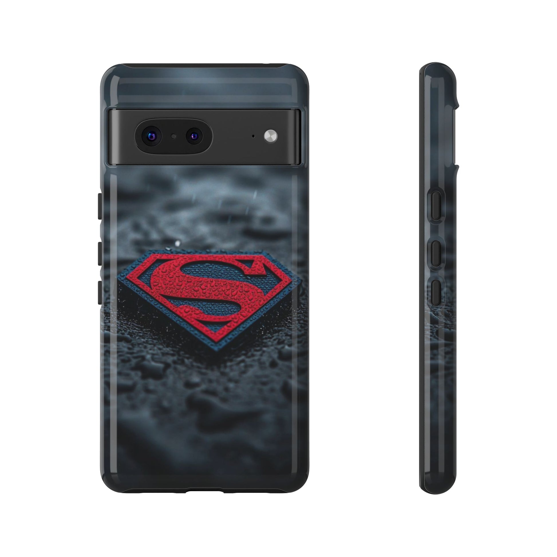 Superman Logo Tough Cases for iPhones, Samsung, and Pixel