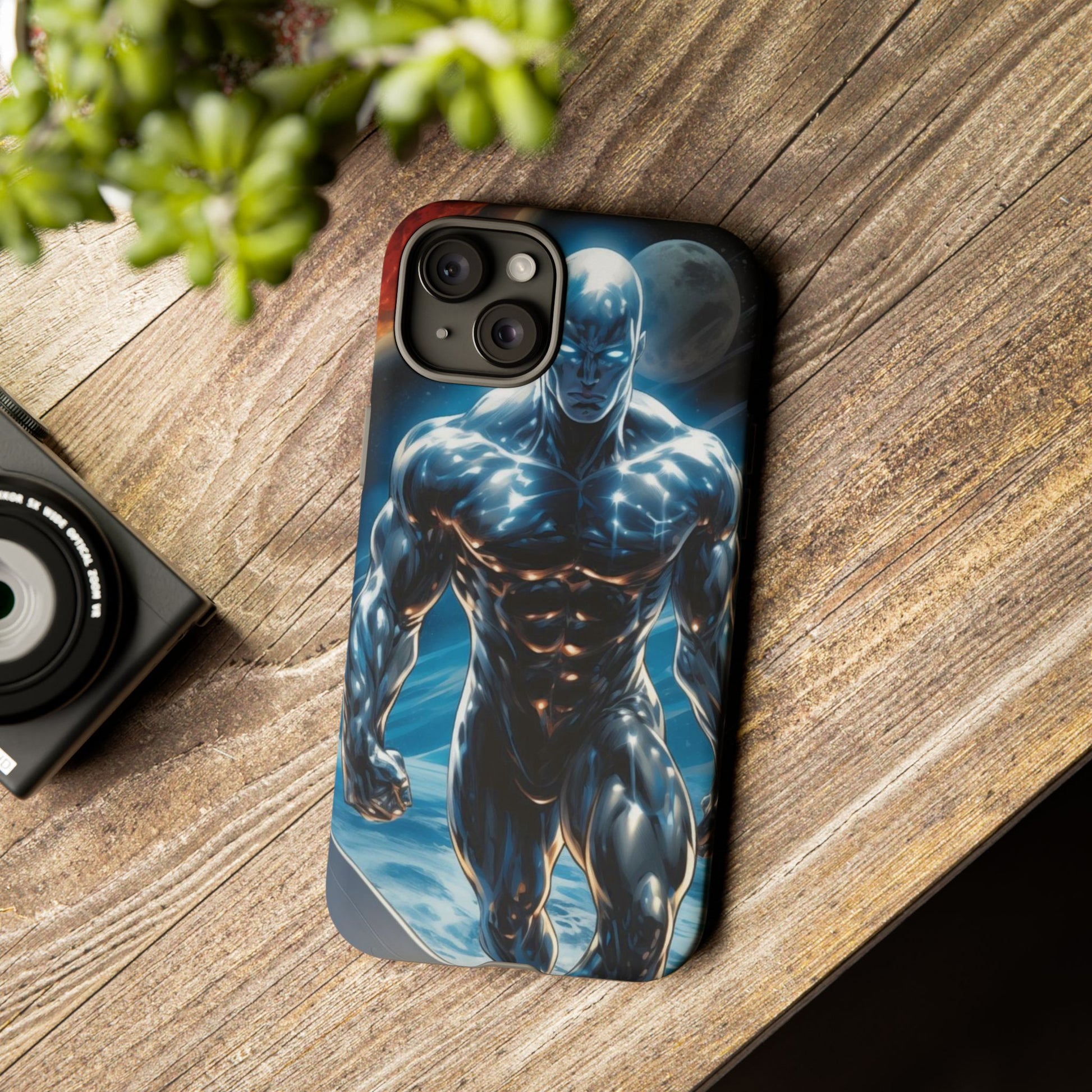 The Silver Surfer Comic Art Phone Case, Tough Cases for iPhones, Samsung, and Pixel
