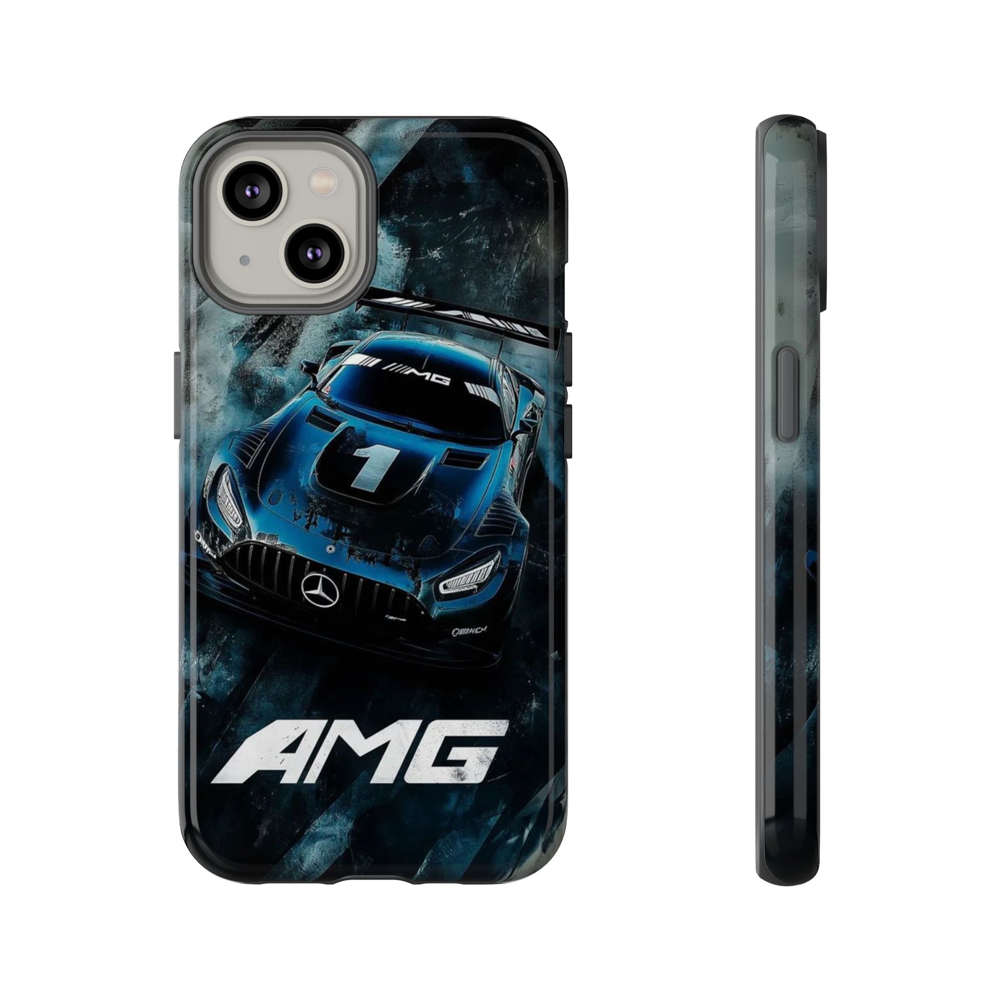 Mercedes AMG Racing Car Tough Cases for iPhones, Samsung, and Pixel