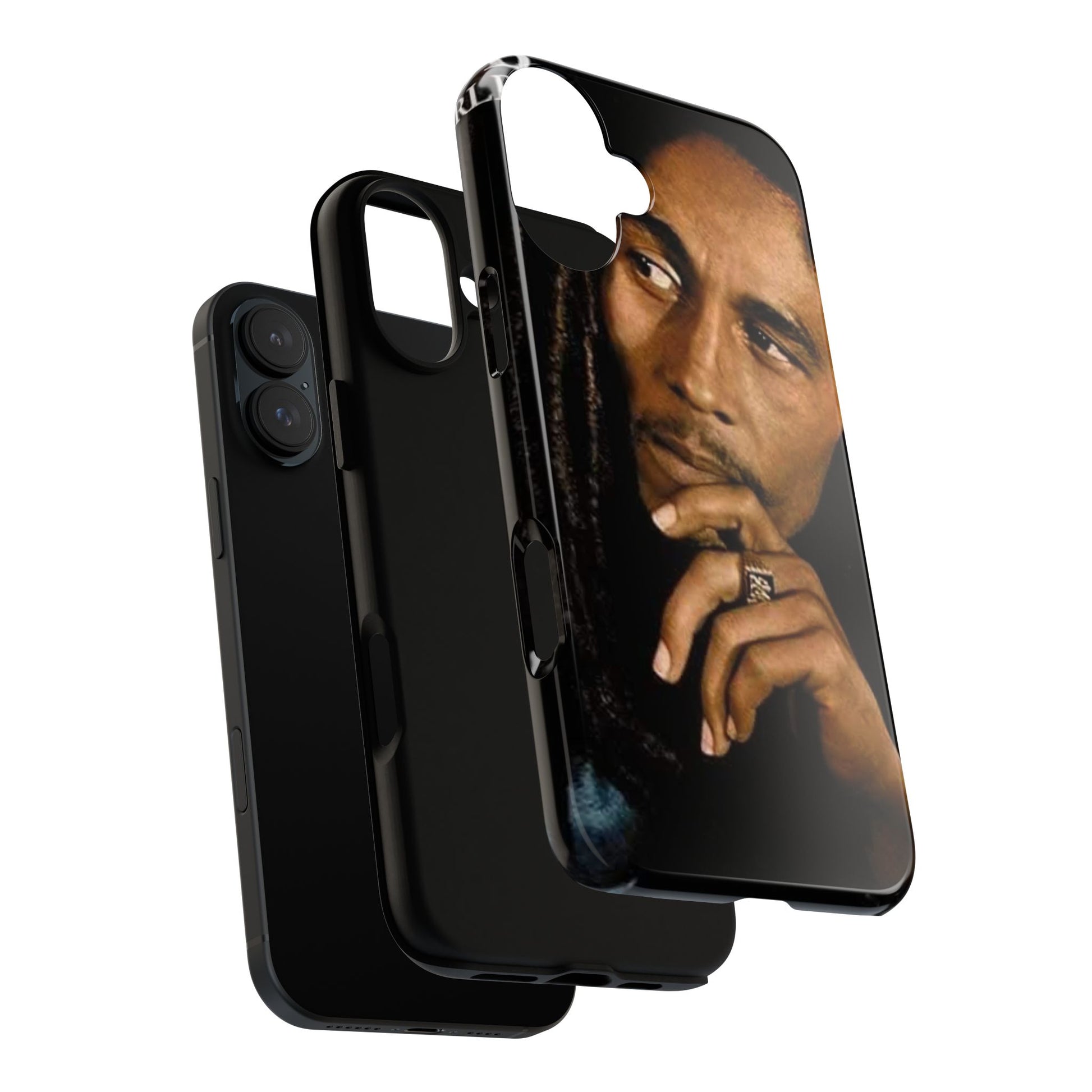 Marley Reggae Tough Cases for iPhones, Samsung, and Pixel