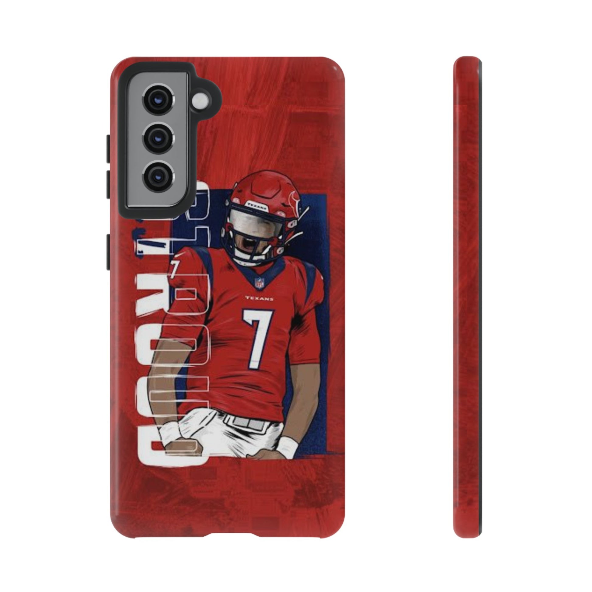 Houston Texans Football CJ Stroud Tough Cases for iPhones, Samsung, and Pixel
