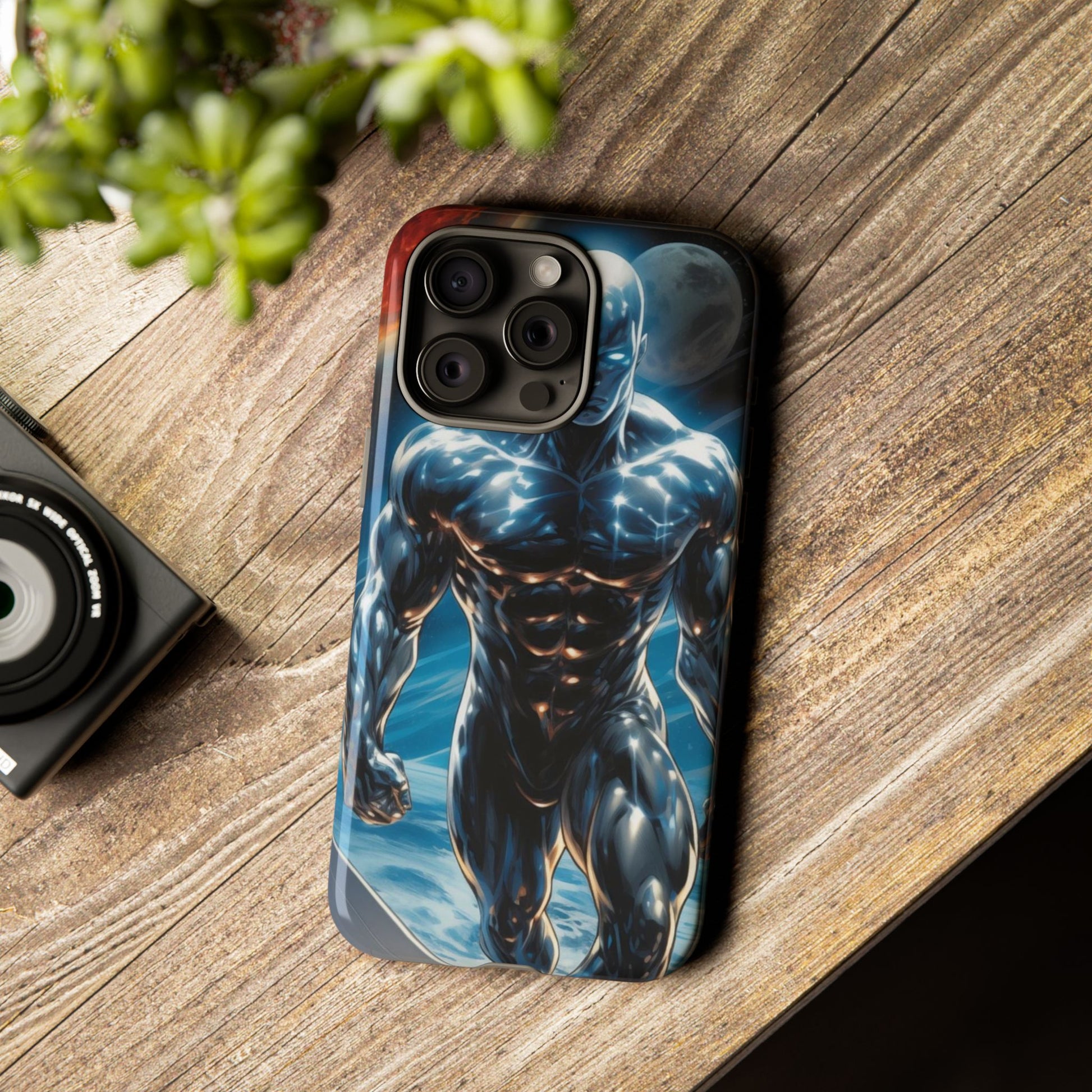 The Silver Surfer Comic Art Phone Case, Tough Cases for iPhones, Samsung, and Pixel