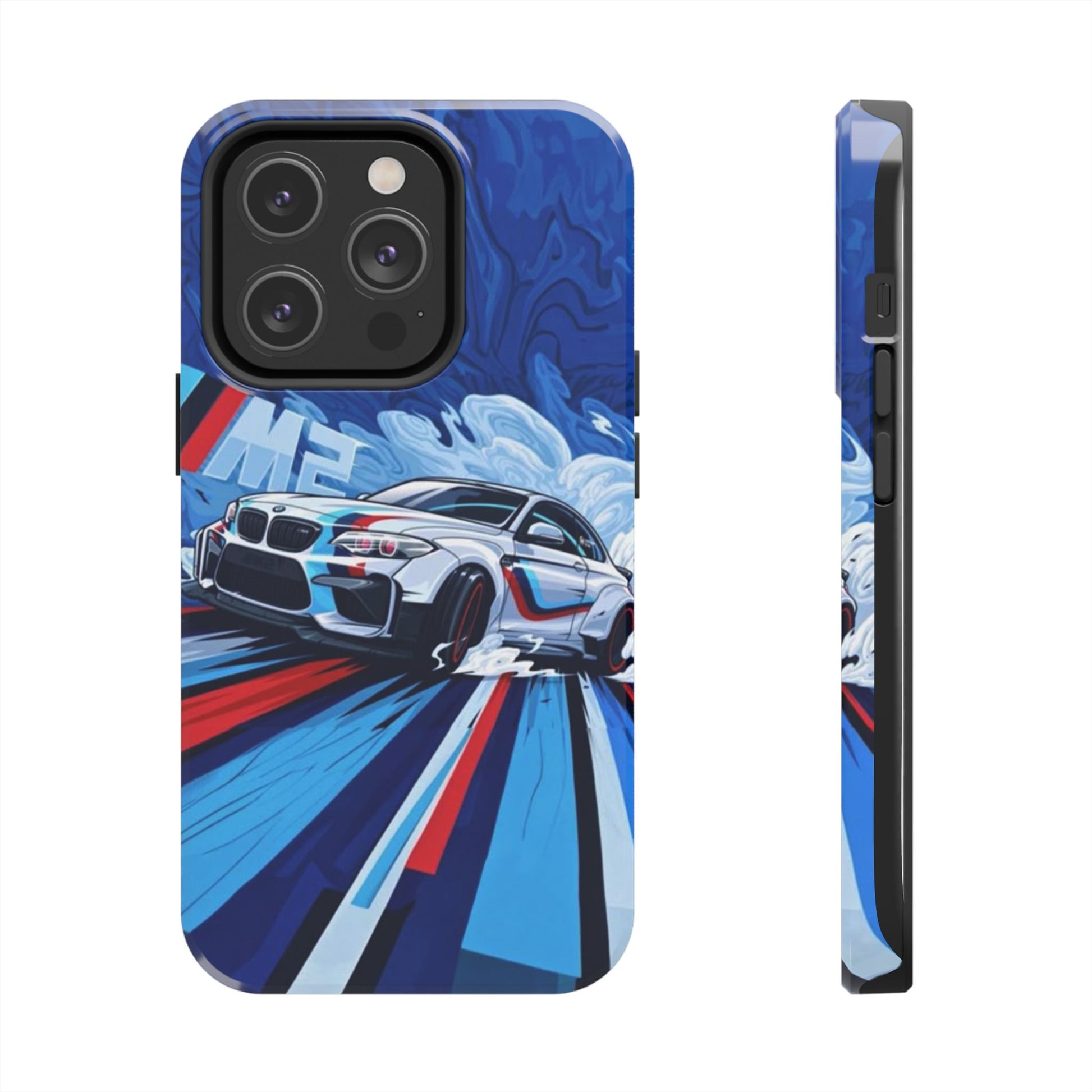 BWM M2 Racing Art Inspired 2 Piece Iphone & Samsung Durable Phone Case