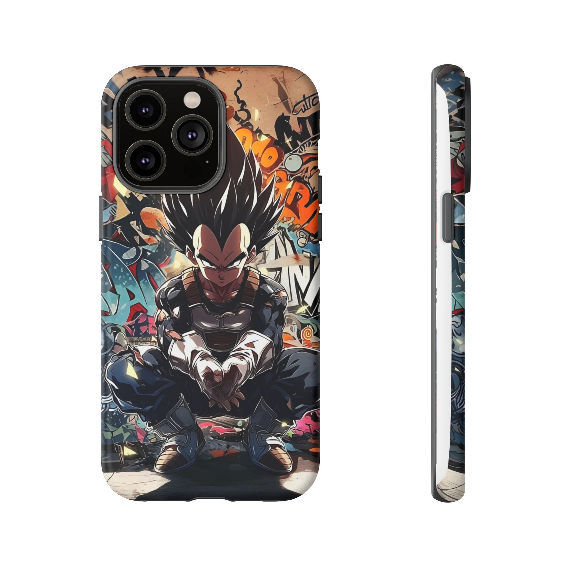 Anime Vegeta Dragon ball Z Tough Cases for iPhones, Samsung, and Pixel