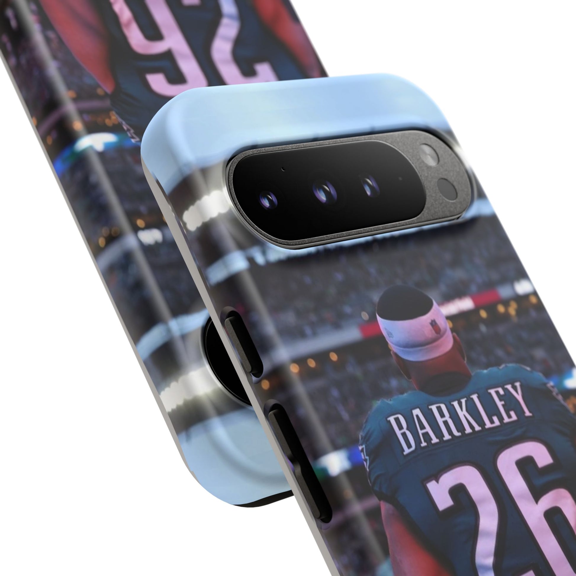 Eagles Football Saquon Barkley Tough Cases for iPhones, Samsung, and Pixel
