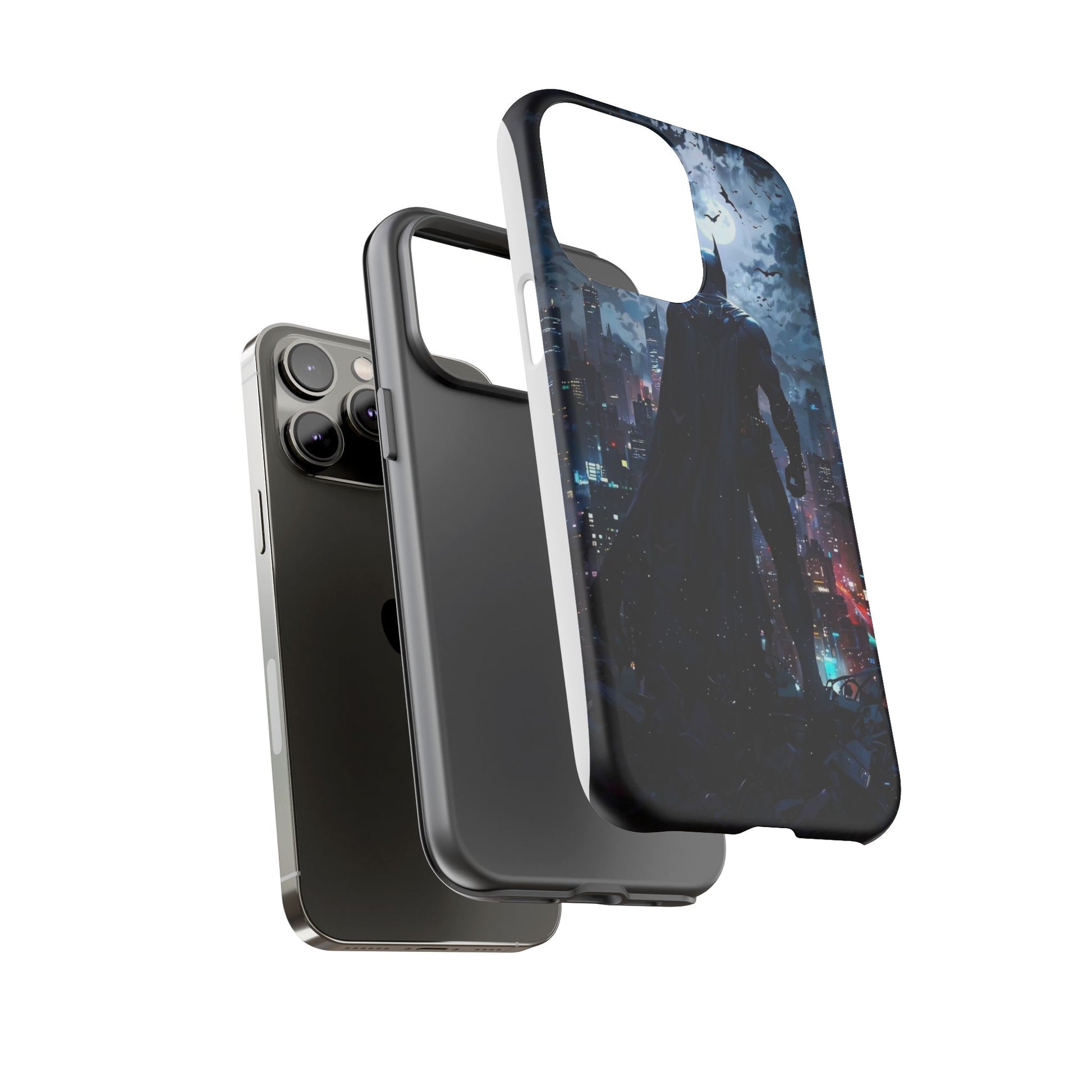Gotham City Batman Tough Cases for iPhones, Samsung, and Pixel