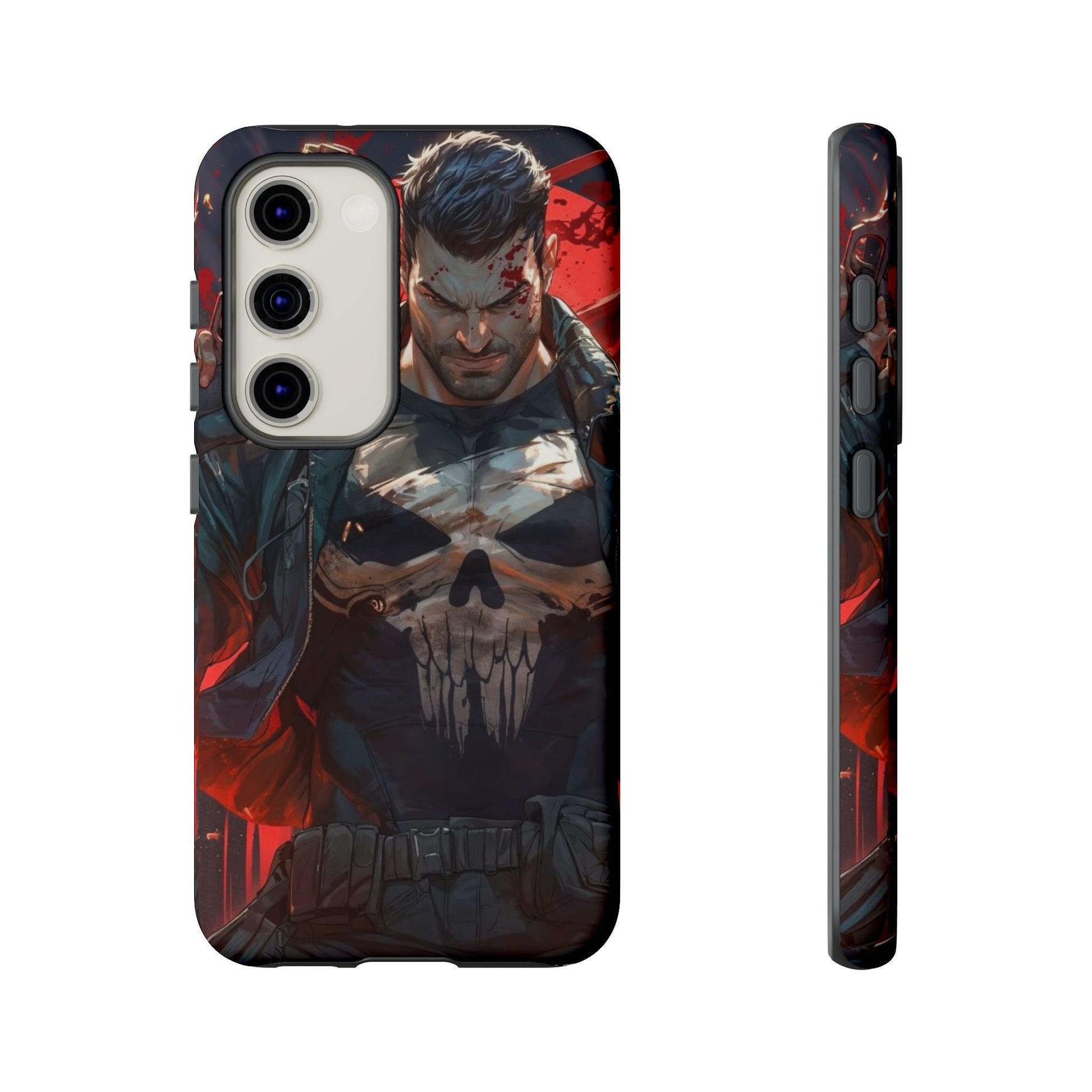 Punisher Tough Cases for iPhones, Samsung, and Pixel