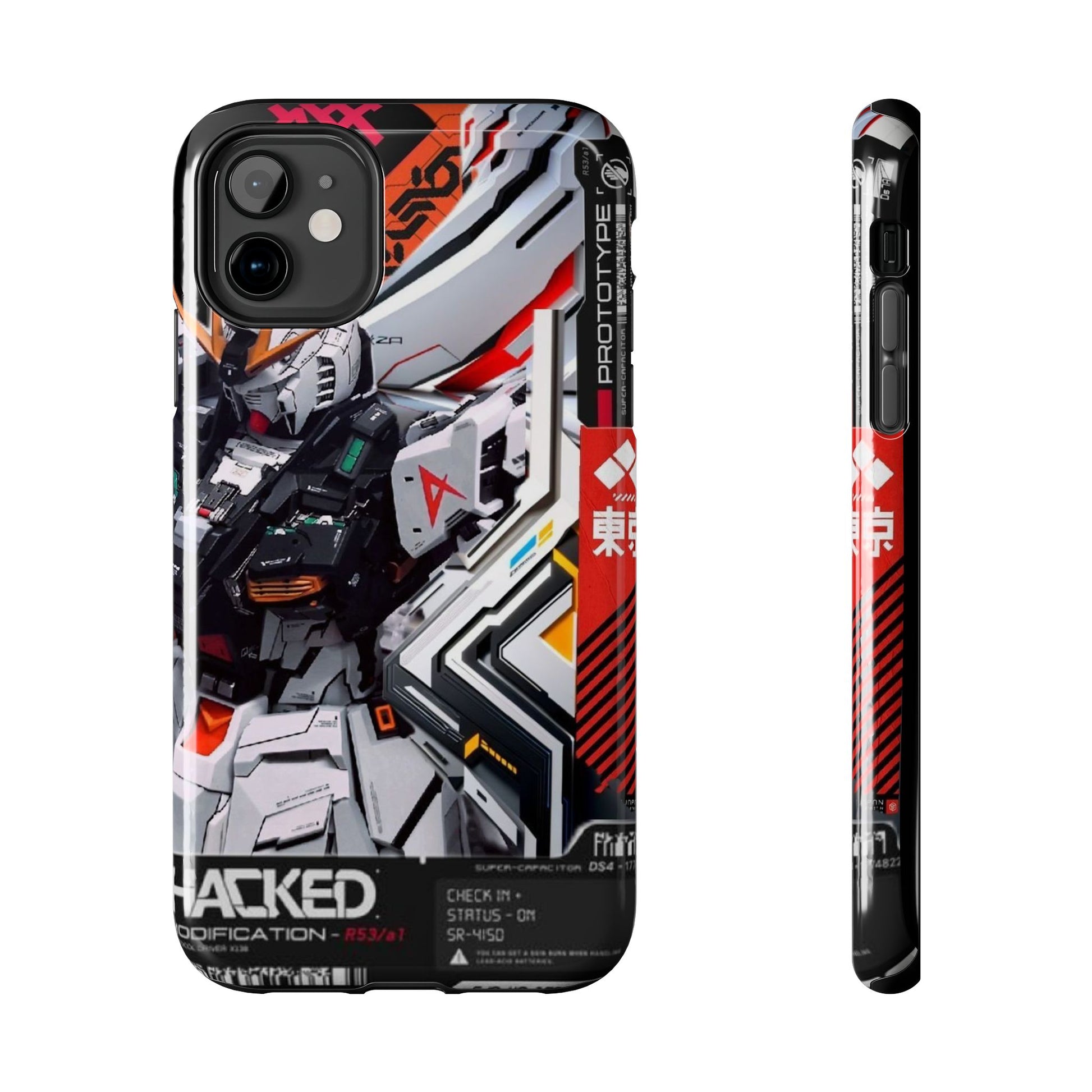 Anime Mecha Warrior Phone Case for iPhone & Samsung Galaxy Phones