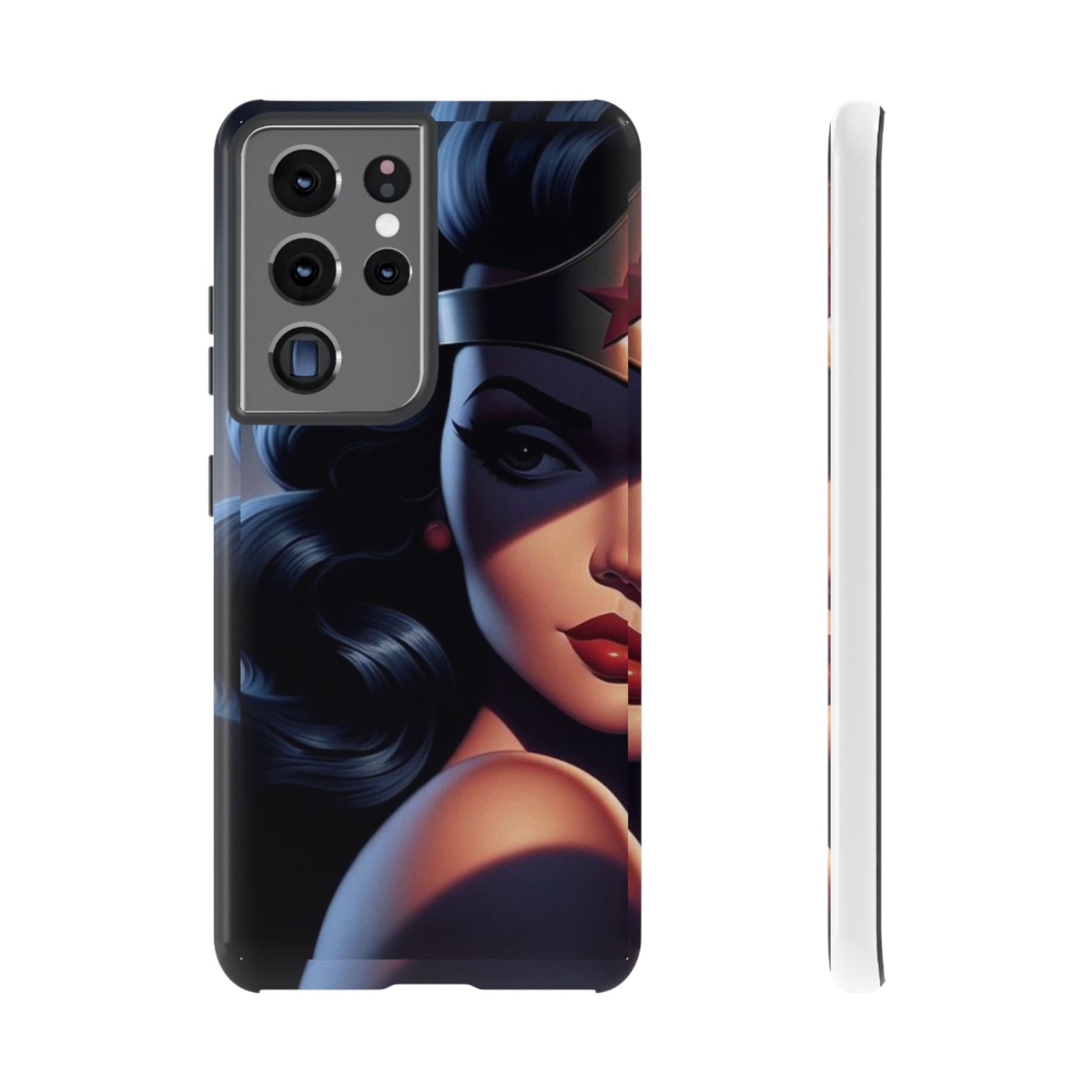 Classic Comics Wonder Woman Tough Cases for iPhones, Samsung, and Pixel