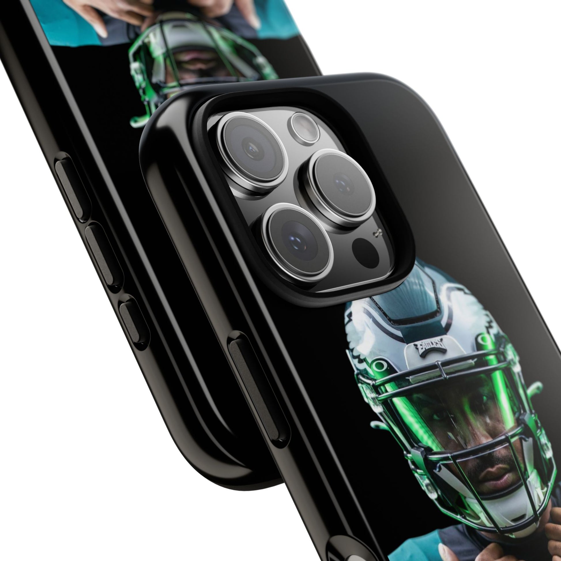 Eagles Football Jalen Hurts Tough Cases for iPhones, Samsung, and Pixel
