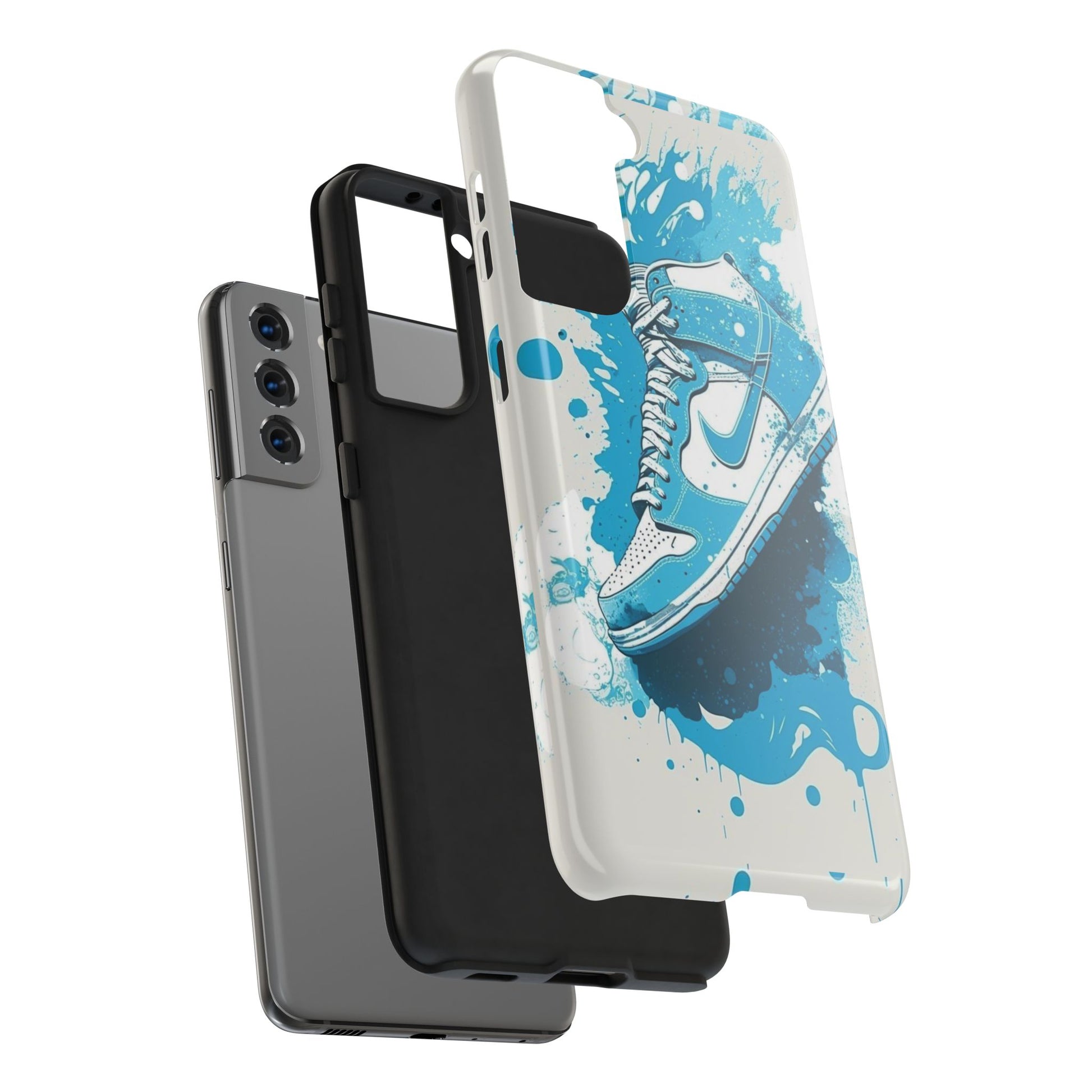 Baby Blue Jordan's Theme Phone Cases for Iphones & Samsung Phones