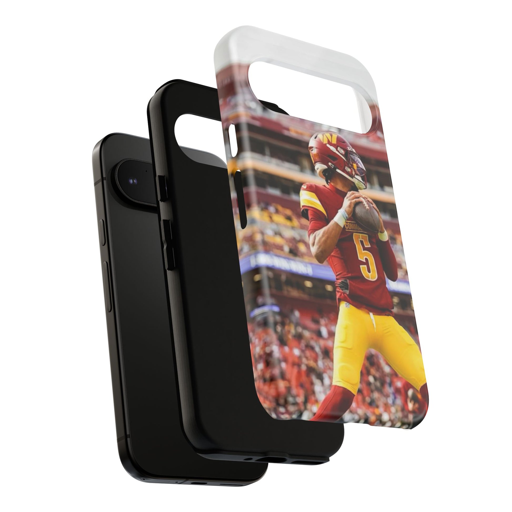 Jayden Daniels Washington Football Tough Cases for iPhones, Samsung, and Pixel
