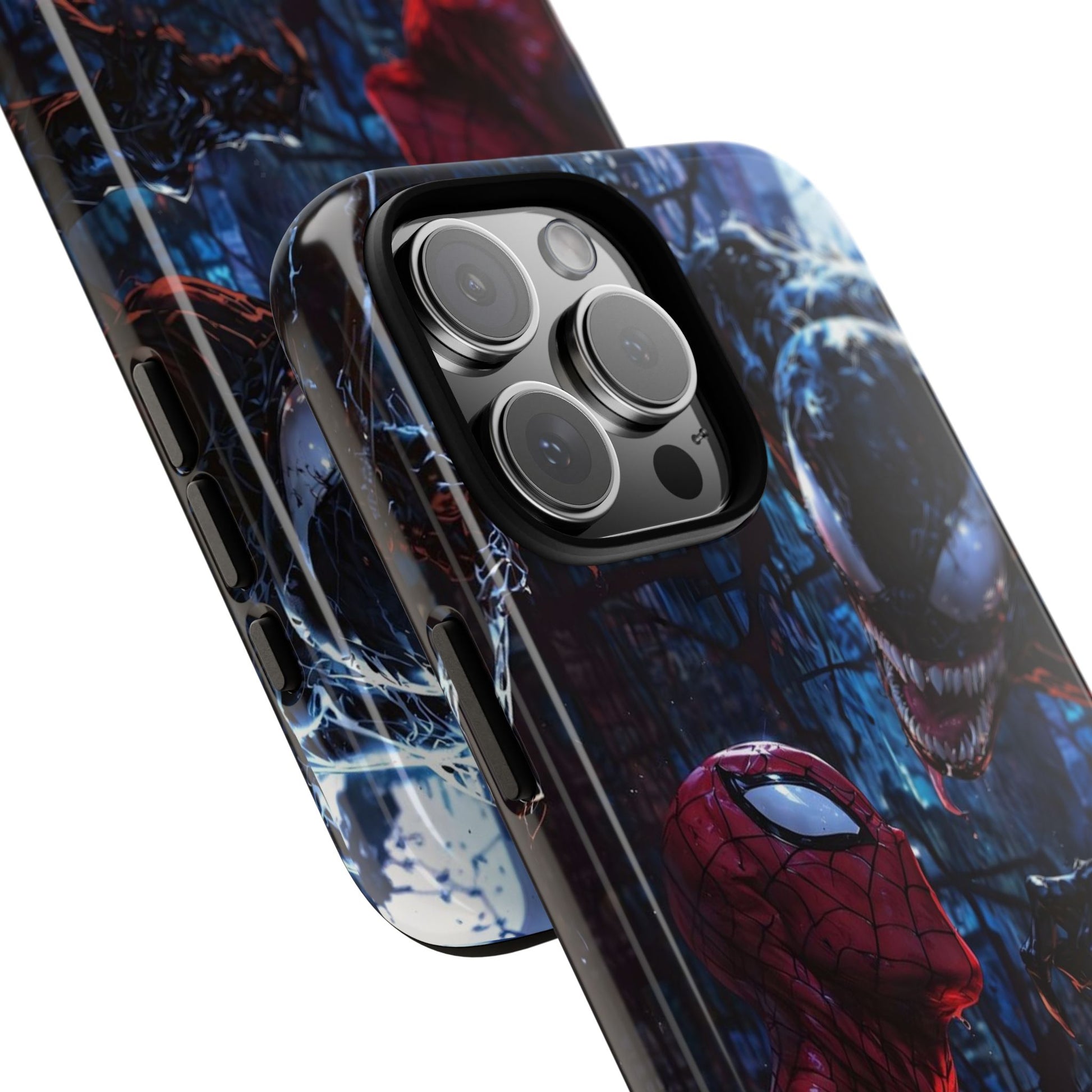 Venom x Spiderman Phone Case, Tough Cases for iPhones, Samsung, and Pixel