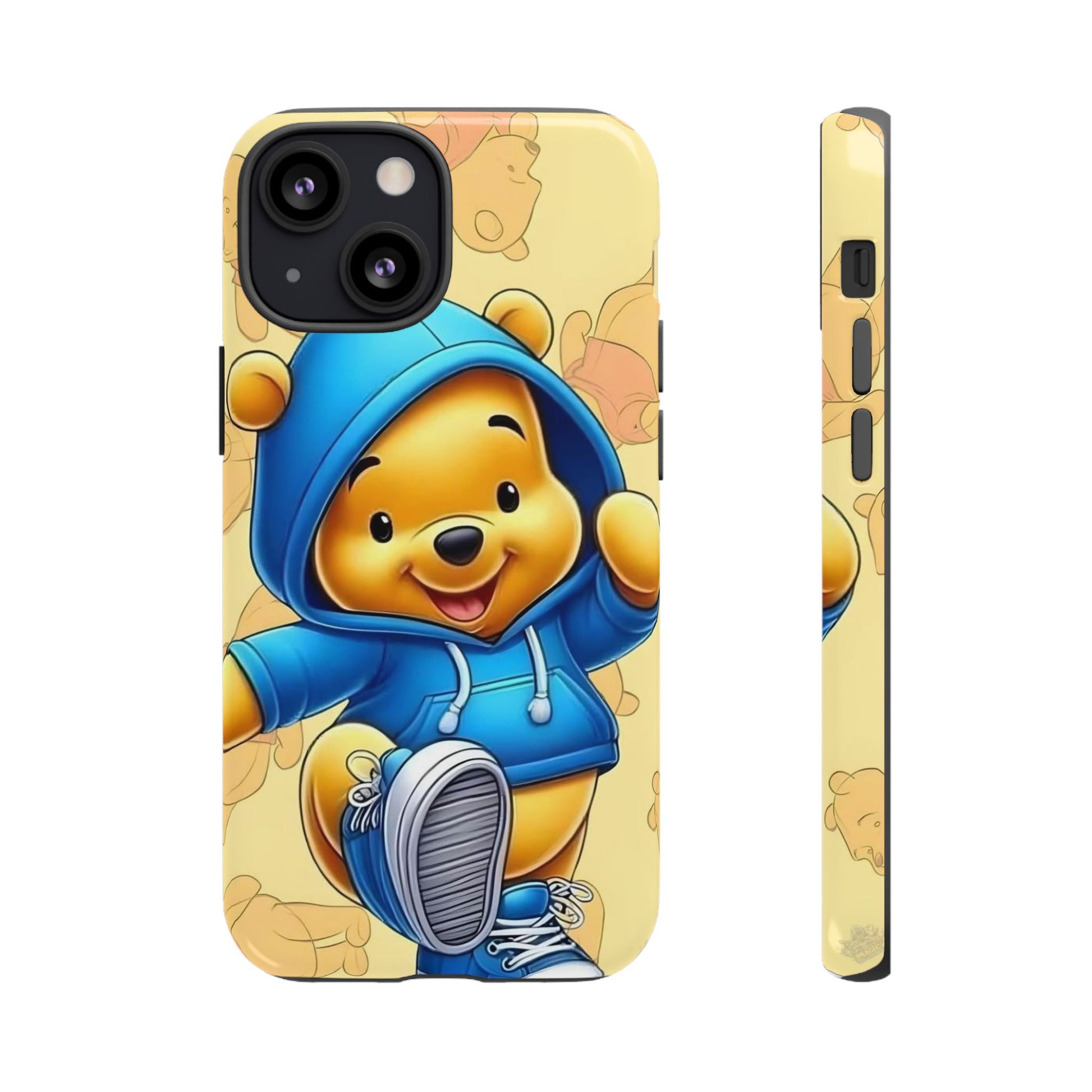 Cute Pooh Bear Phone Case, Tough Case