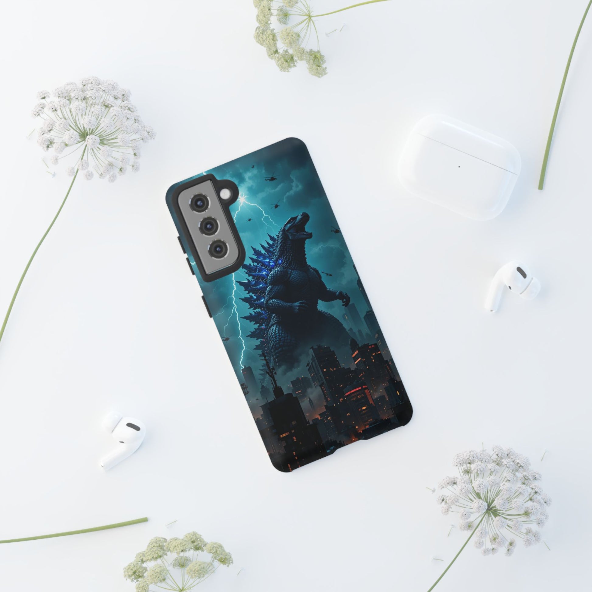 Godzilla Phone Case, Tough Cases for iPhones, Samsung, and Pixel