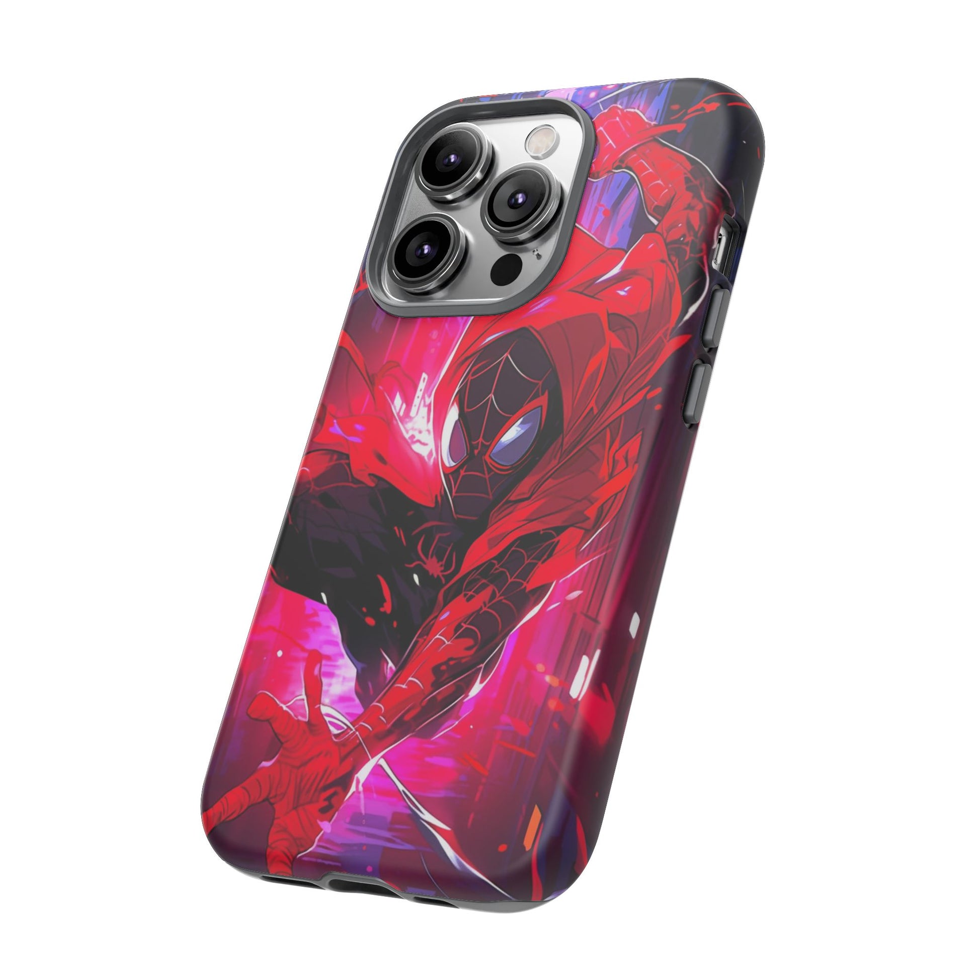 Miles Morales Spiderman Phone Case, Tough Cases for iPhones, Samsung, and Pixel
