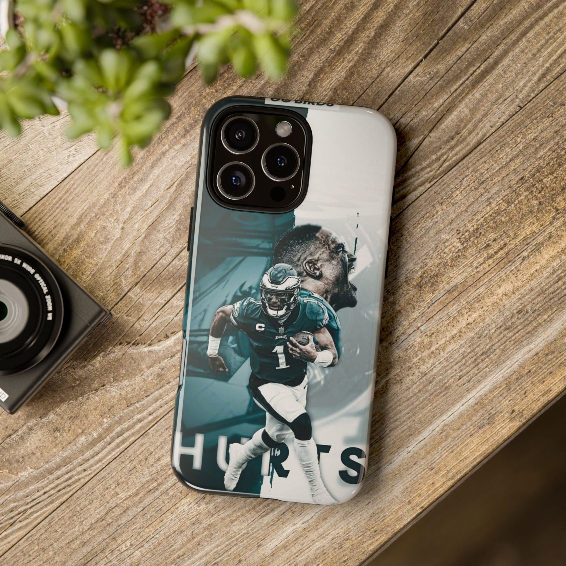 Jalen Hurts Eagles Football Tough Cases for iPhones, Samsung, and Pixel
