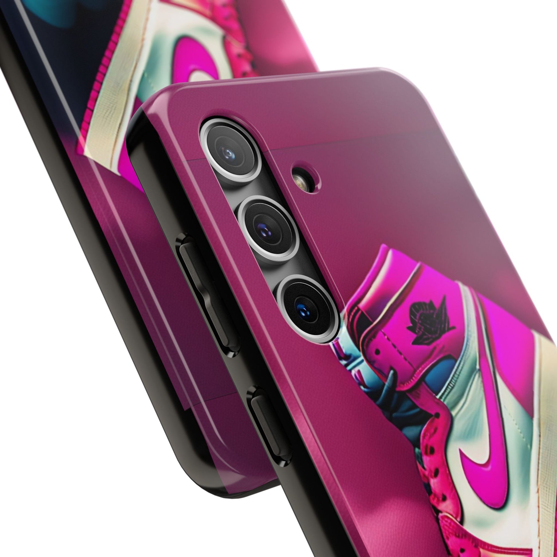 Pink Jordan Sneakers Phone Cases for iPhones & Samsung Phones