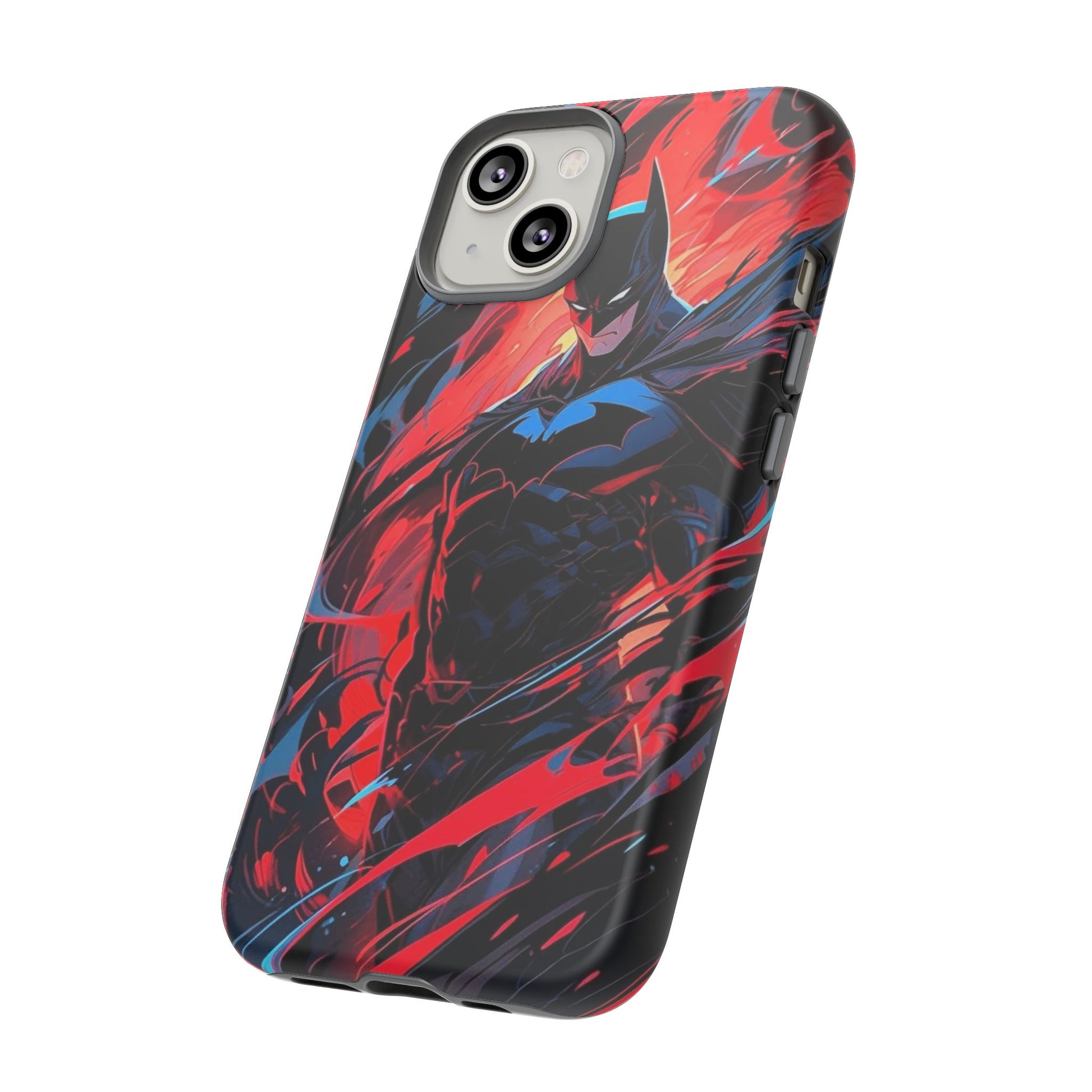 The Dark Knight Batman Art Tough Cases for iPhones, Samsung, and Pixel