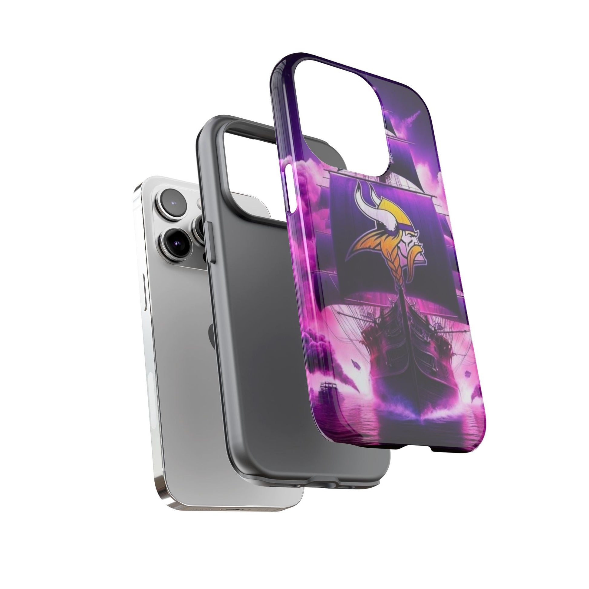 Minnesota Vikings Ship Football Phone Case, Tough Cases for iPhones, Samsung, and Pixel