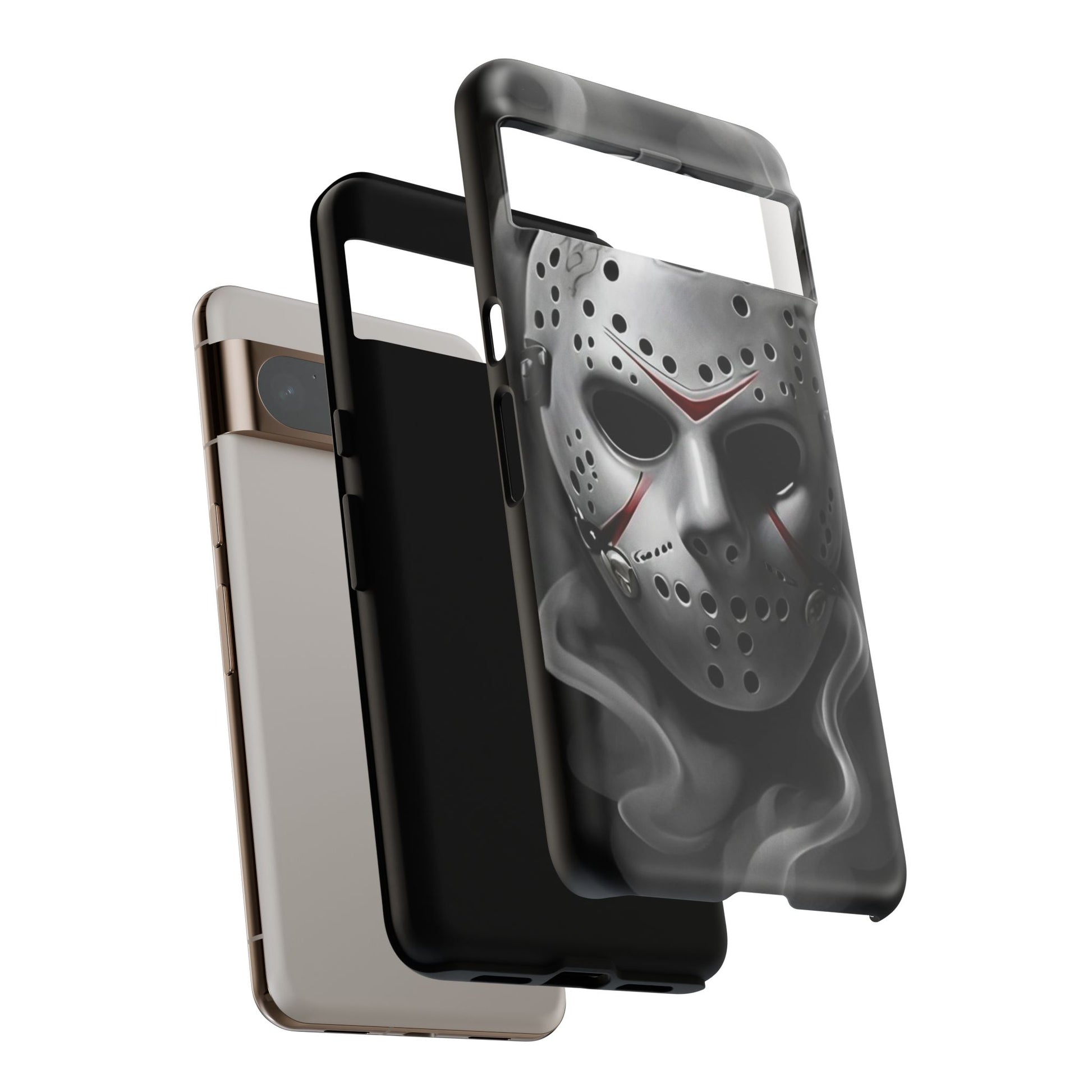 Friday the 13th Jason's Mask Tough Cases for iPhones, Samsung, and Pixel