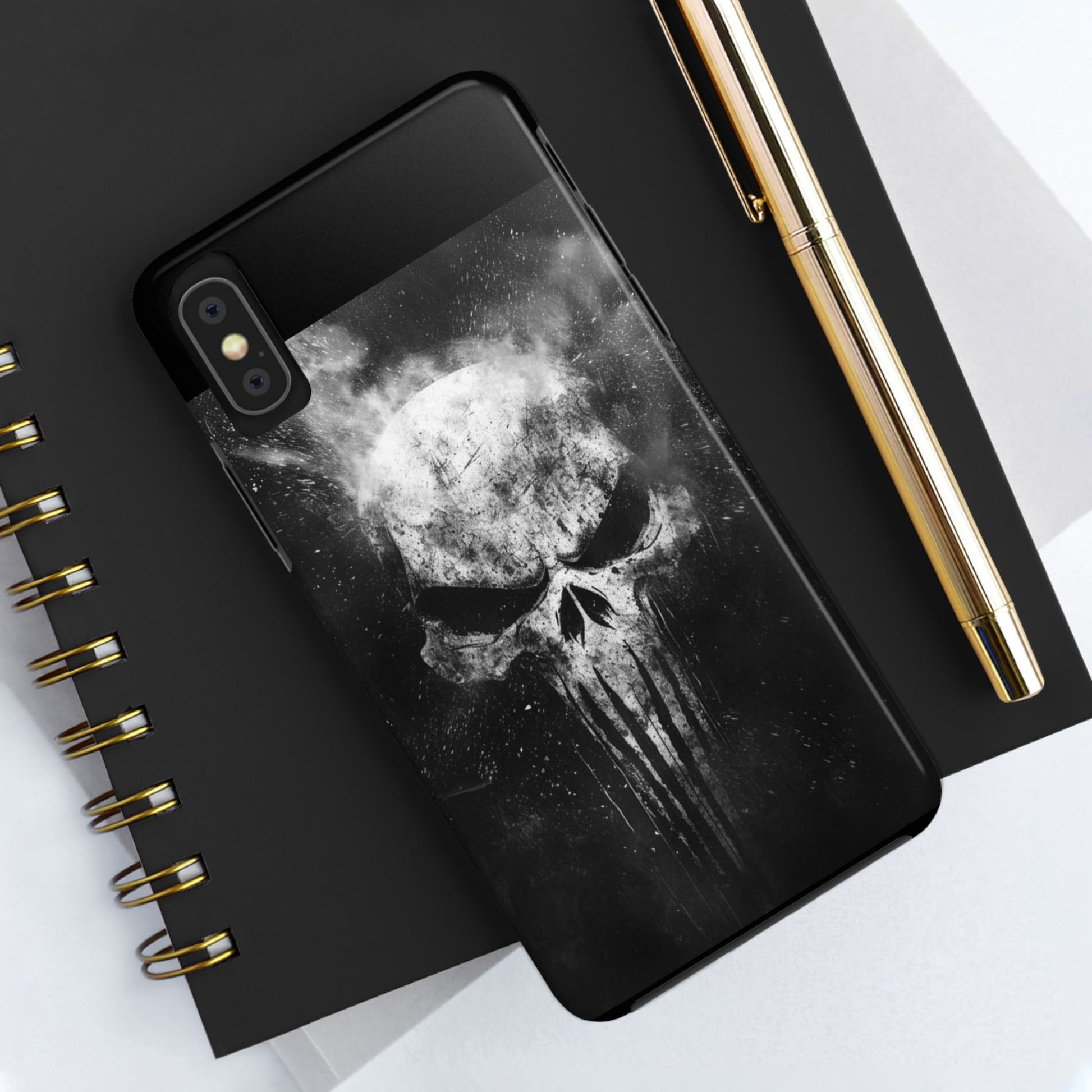 Smoking Skull Theme Phone Case for iPhone & Samsung Galaxy Phones