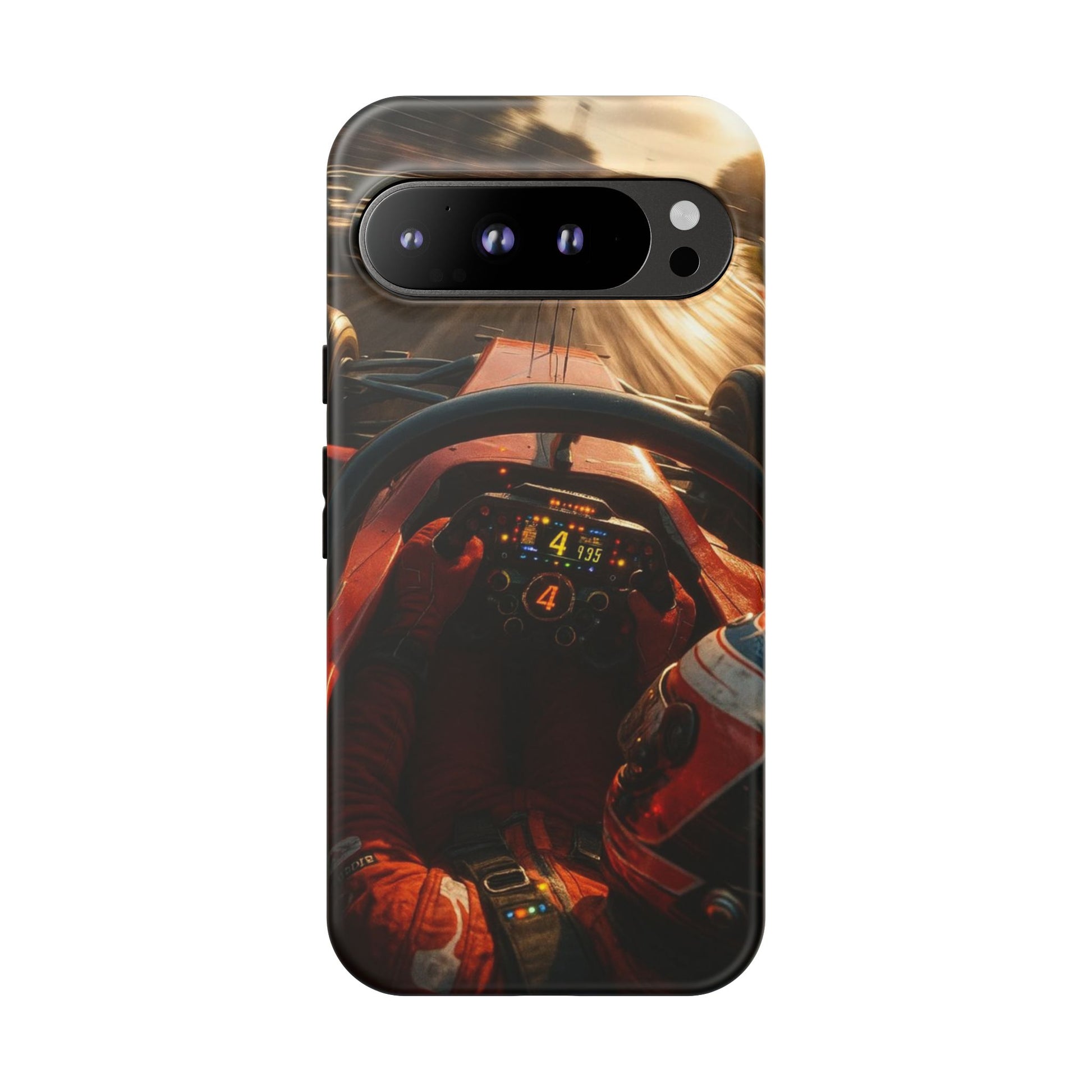 Formula 1 Cockpit Phone Case, Tough Cases for iPhones, Samsung, and Pixel