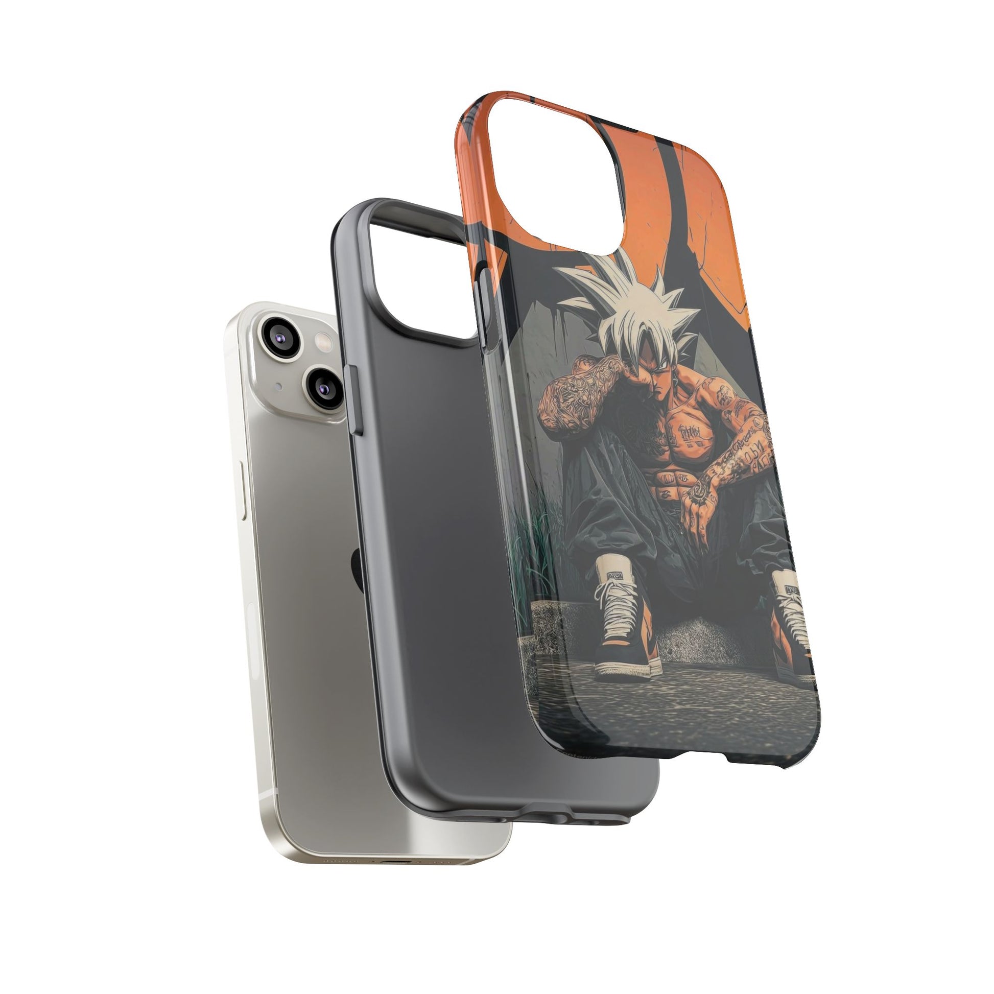 Anime DBZ Thug Tough Cases for iPhones, Samsung, and Pixel