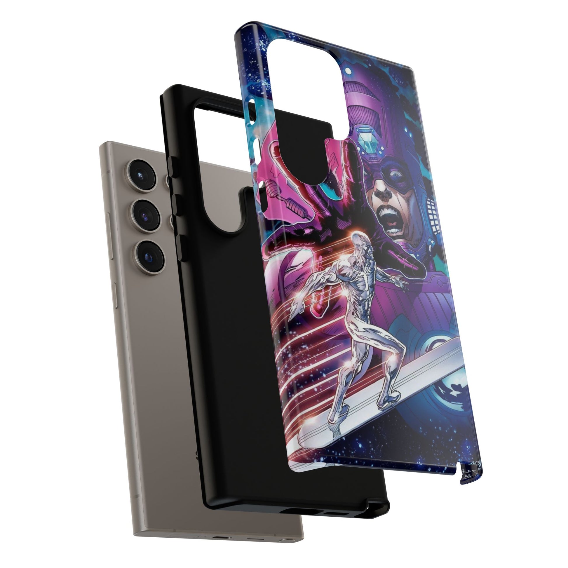 Galactus x Silver Surfer Marvel Phone Case, Tough Cases for iPhones, Samsung, and Pixel