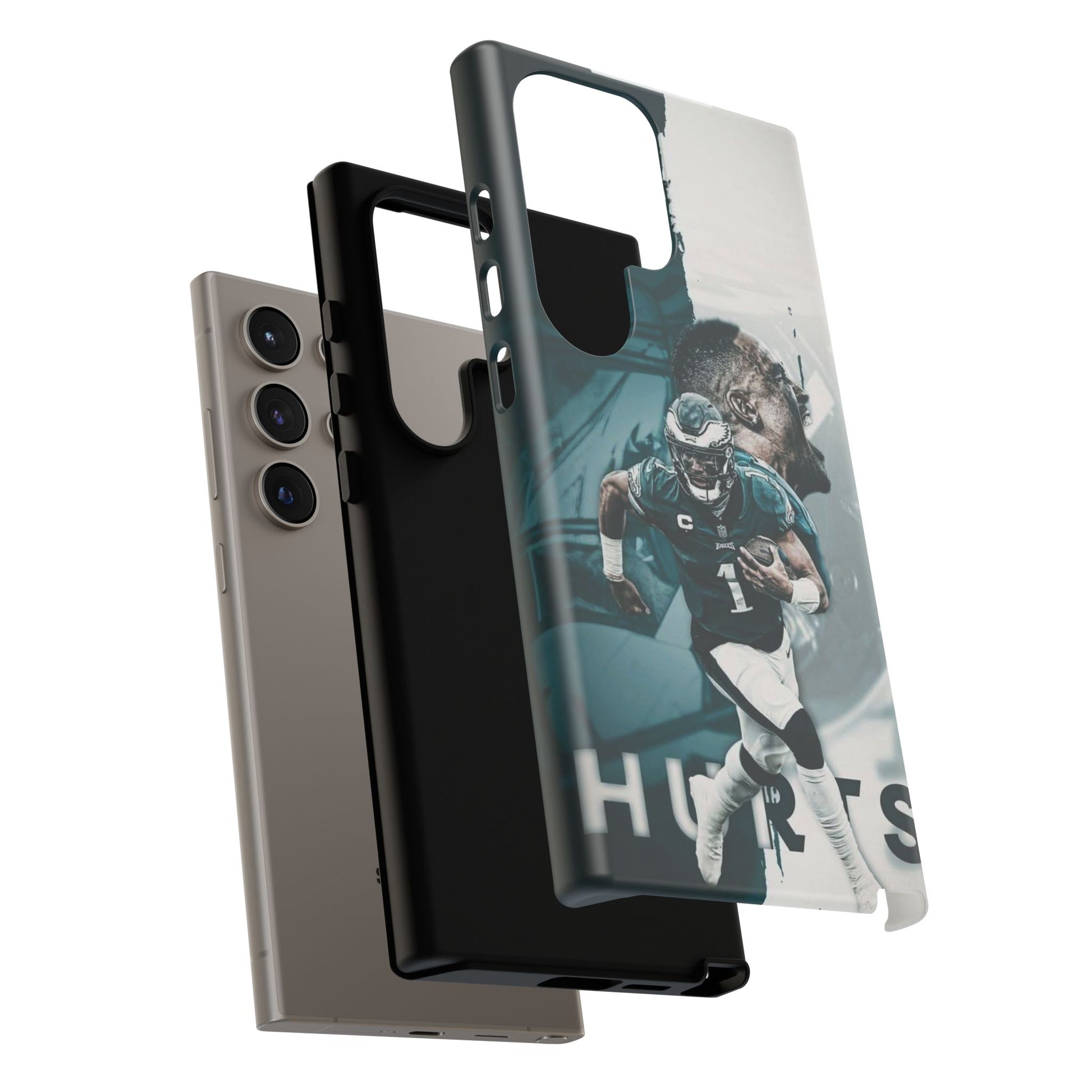 Jalen Hurts Eagles Football Tough Cases for iPhones, Samsung, and Pixel
