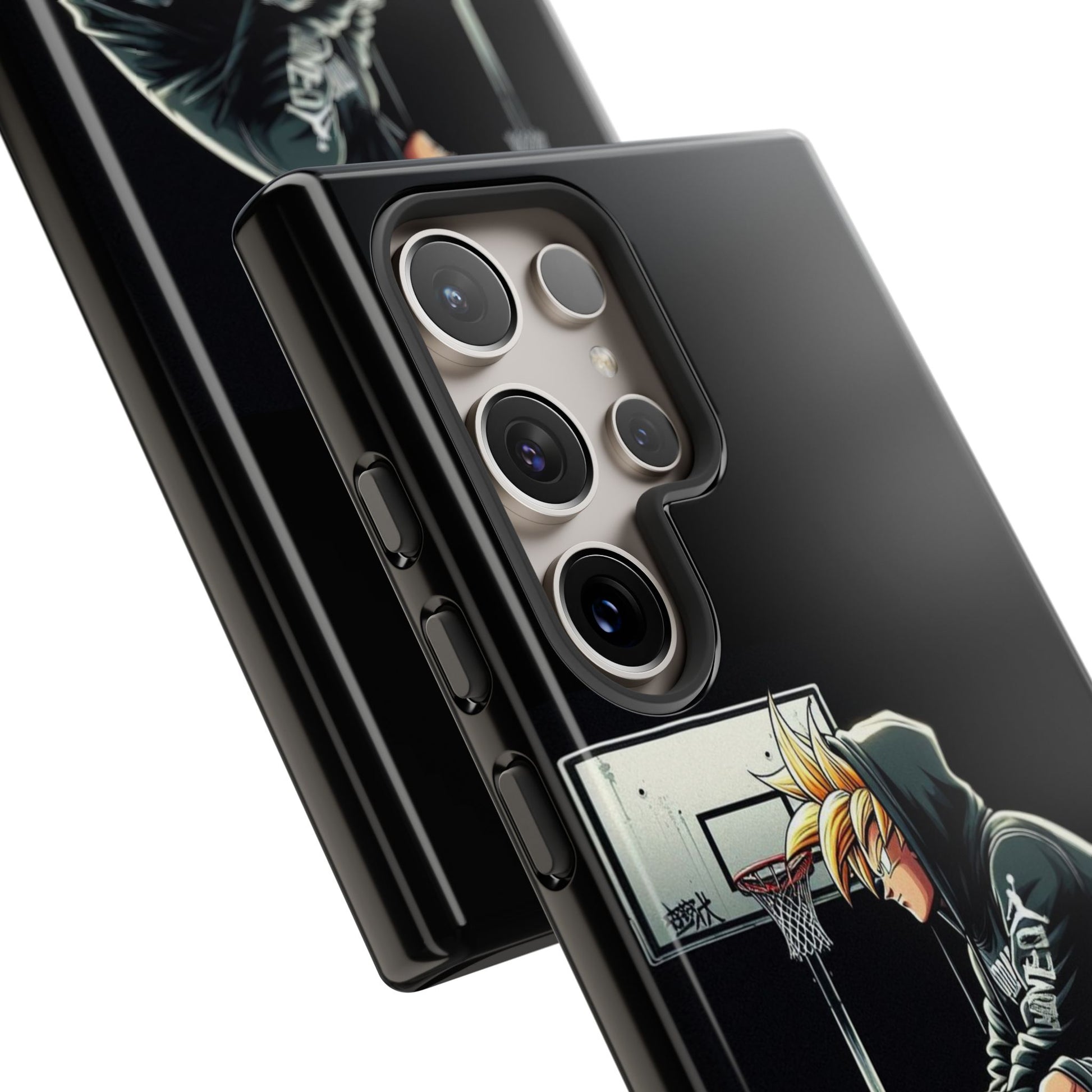 Son Goku Basketball Tough Cases for iPhones, Samsung, and Pixel