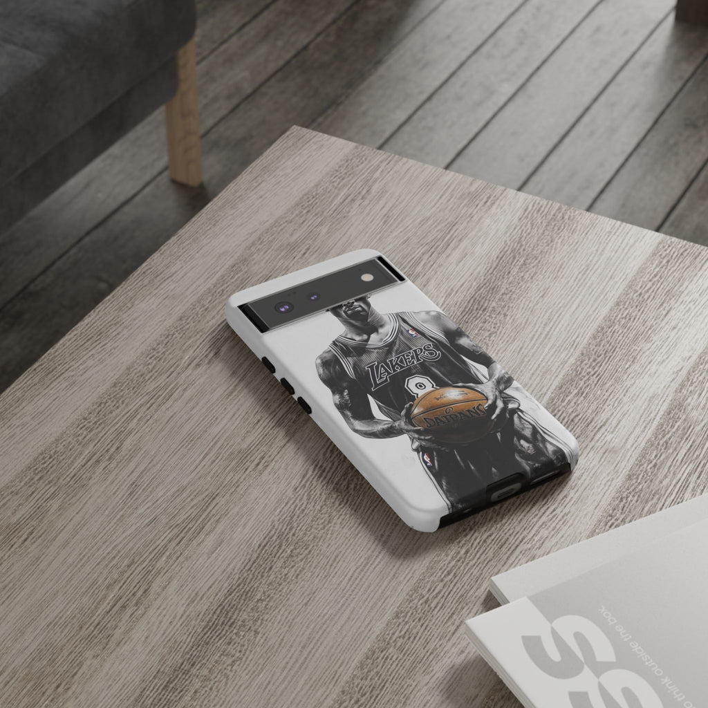 Kobe Basketball Art Tough Cases for iPhones, Samsung, and Pixel
