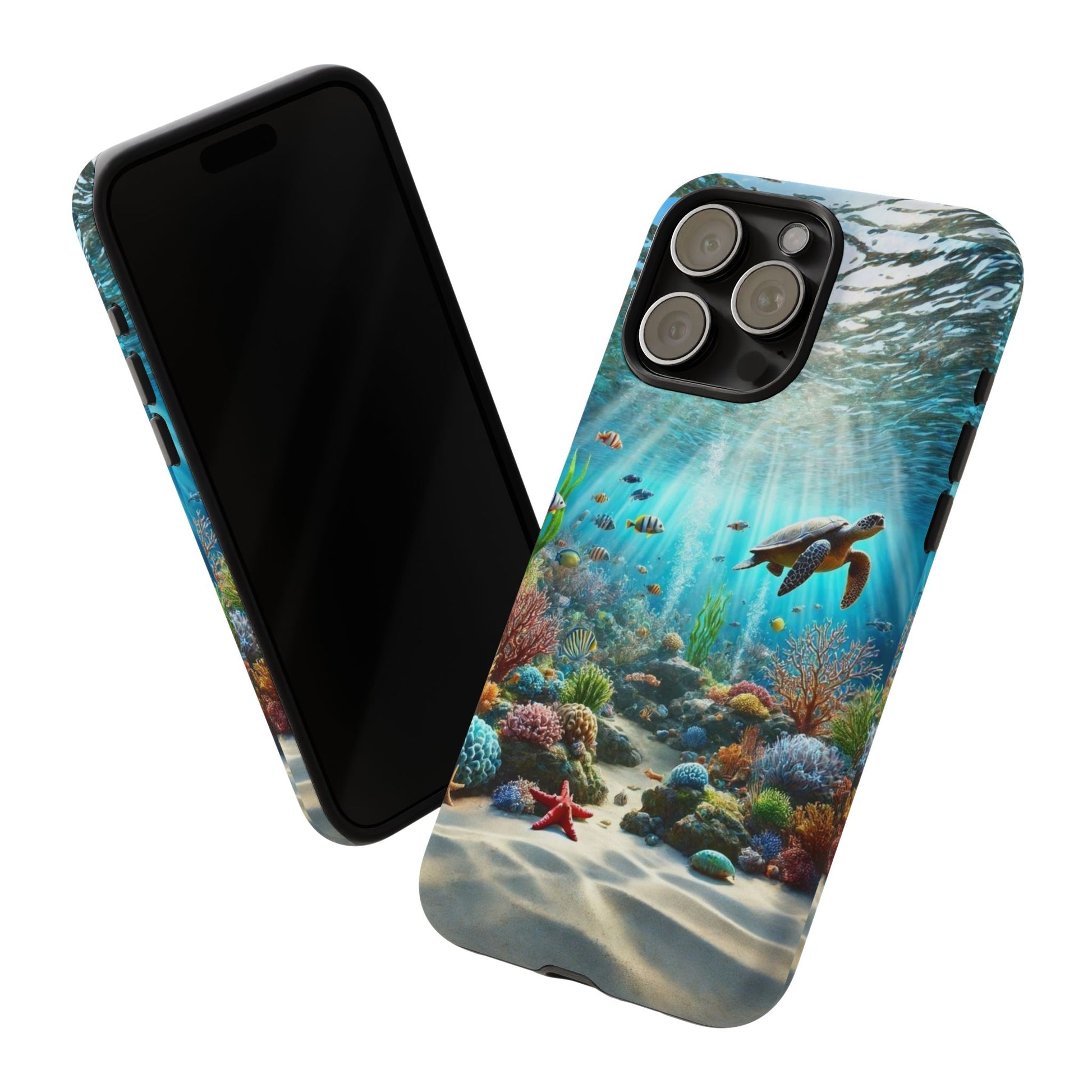 Under Sea Landscape Tough Cases for iPhones, Samsung, and Pixel