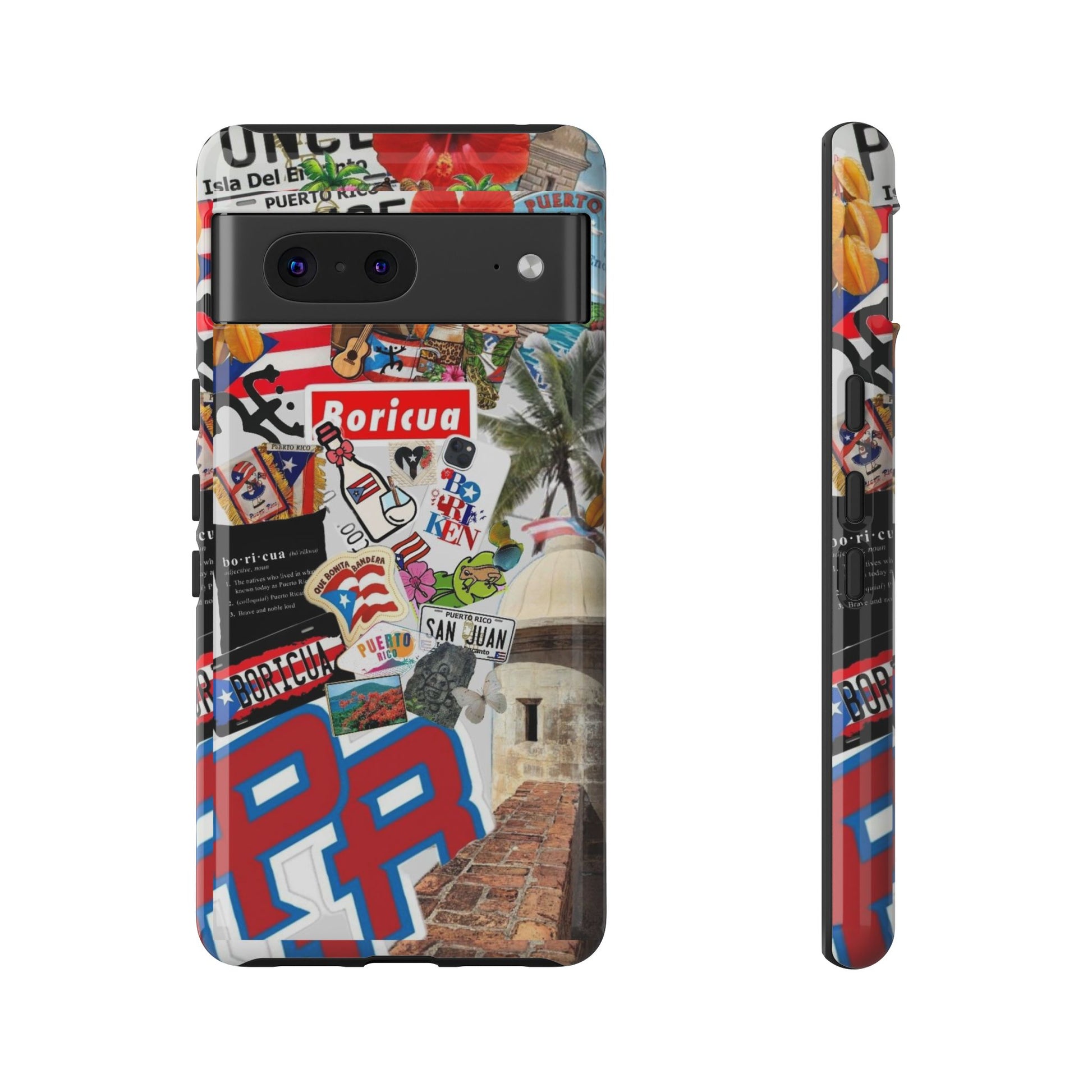 Puerto Rico Boricua Art Tough Cases for iPhones, Samsung, and Pixel