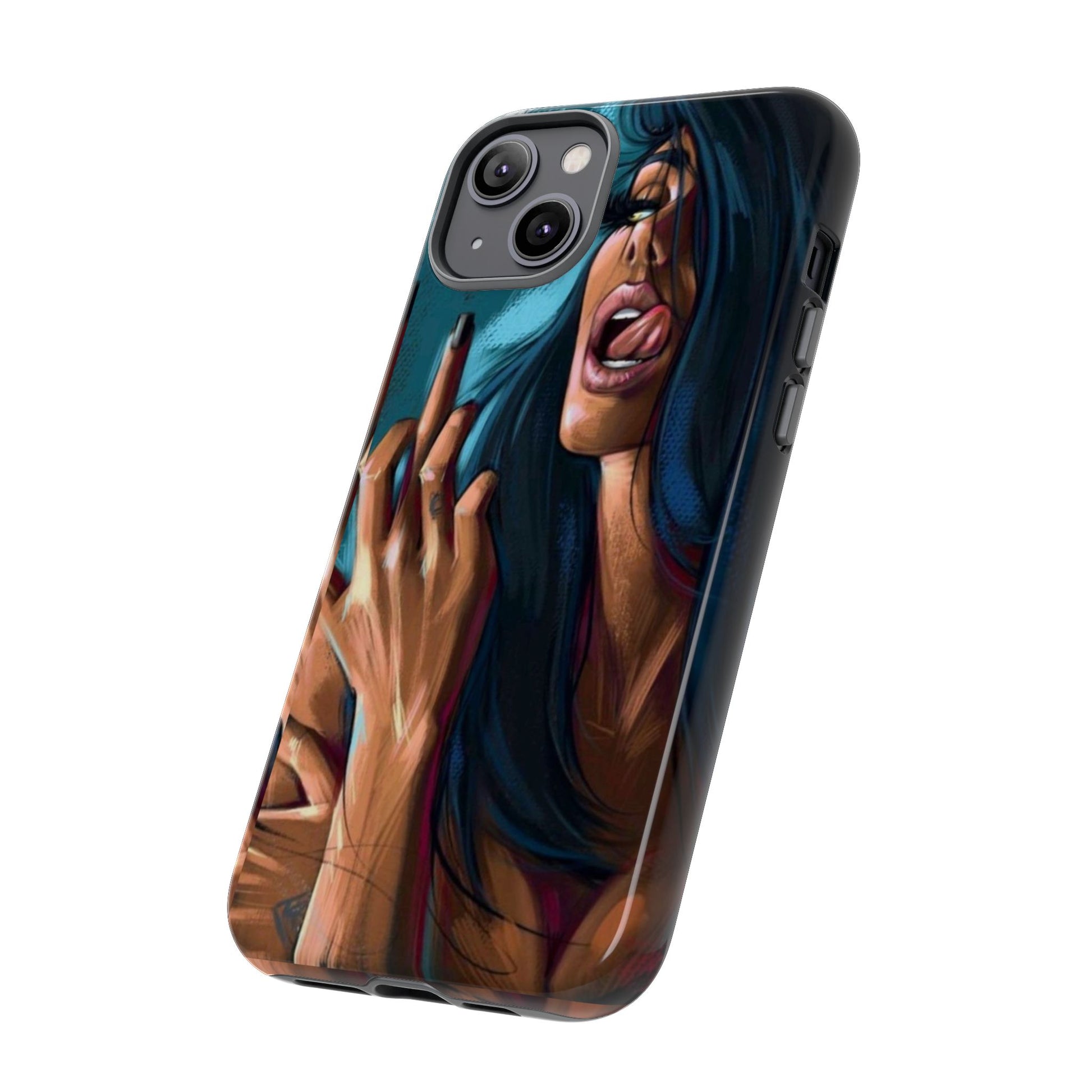 Tough Girl Theme Urban Design Cases for iPhones, Samsung, and Pixel