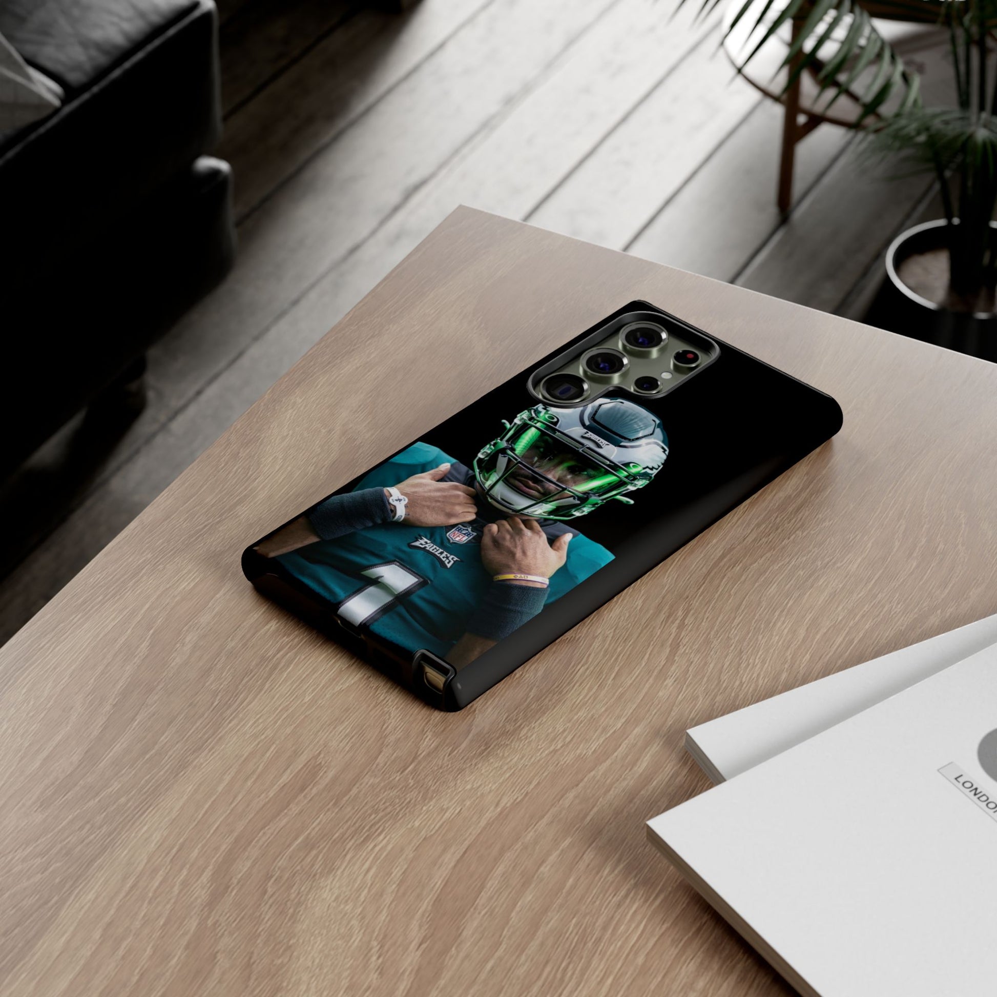 Eagles Football Jalen Hurts Tough Cases for iPhones, Samsung, and Pixel