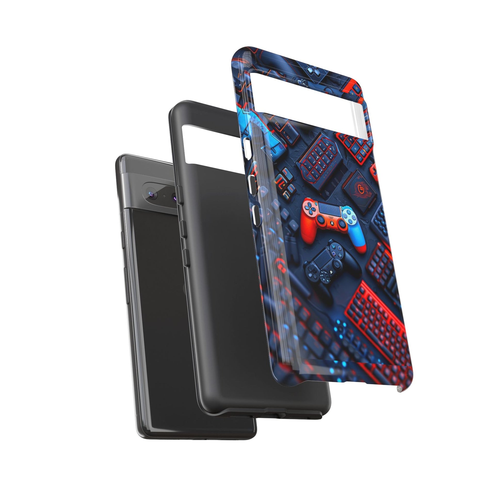 Gamer Themed Controllers Tough Cases for iPhones, Samsung, and Pixel