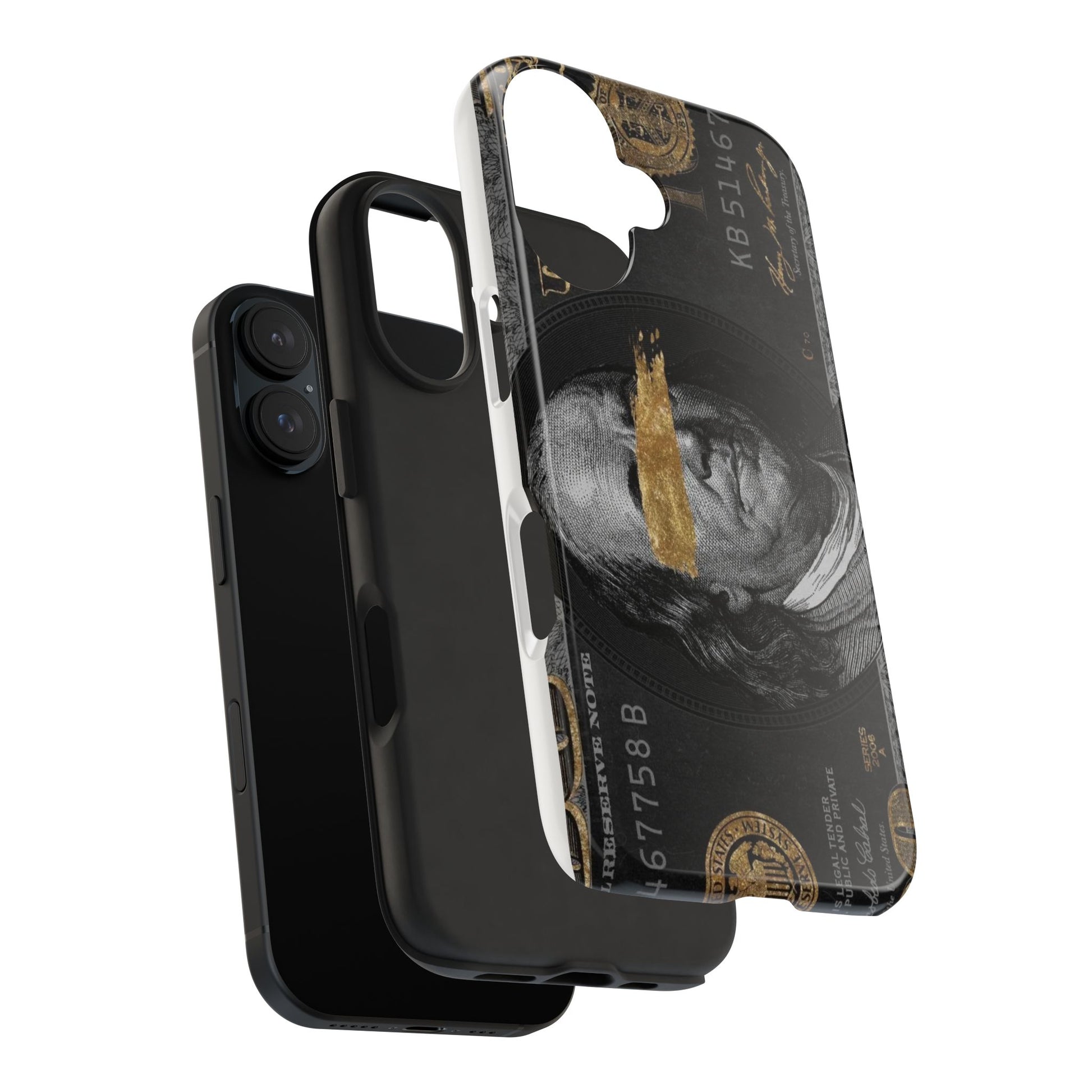 Hundred Dollar Bill Phone Cases for Iphones & Samsung Durable