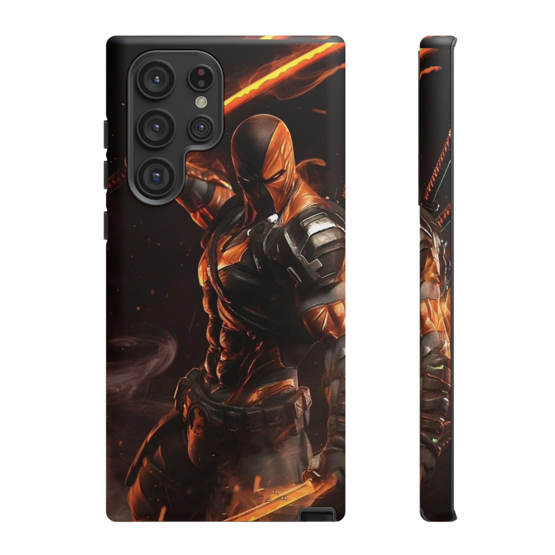 DC Comics Death Stroke Tough Cases for iPhones, Samsung, and Pixel
