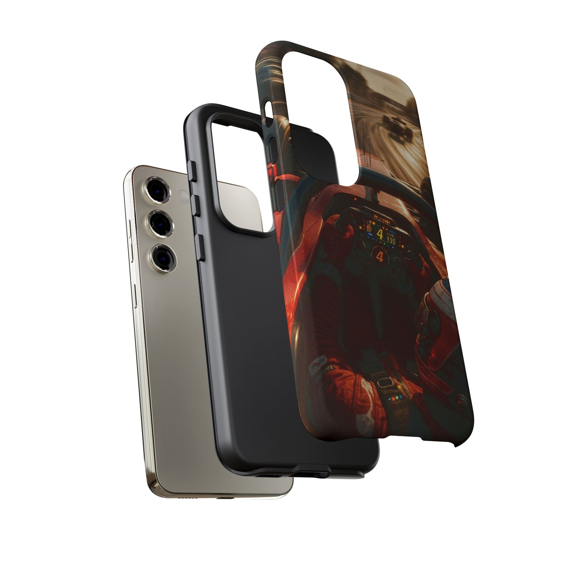 Formula 1 Cockpit Phone Case, Tough Cases for iPhones, Samsung, and Pixel