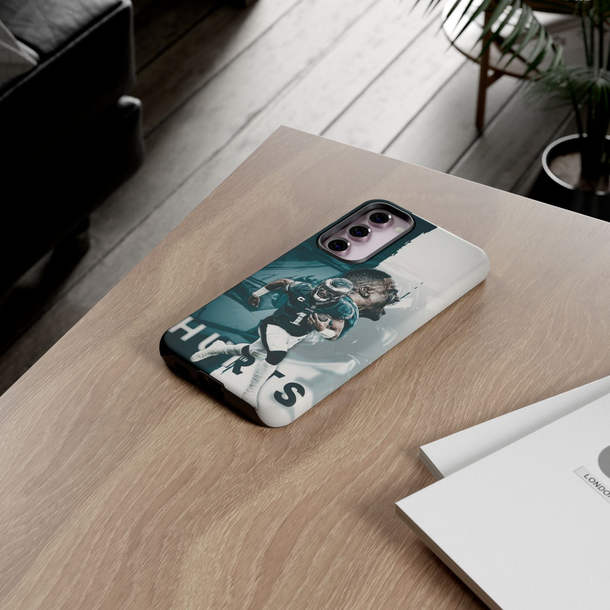Jalen Hurts Eagles Football Tough Cases for iPhones, Samsung, and Pixel