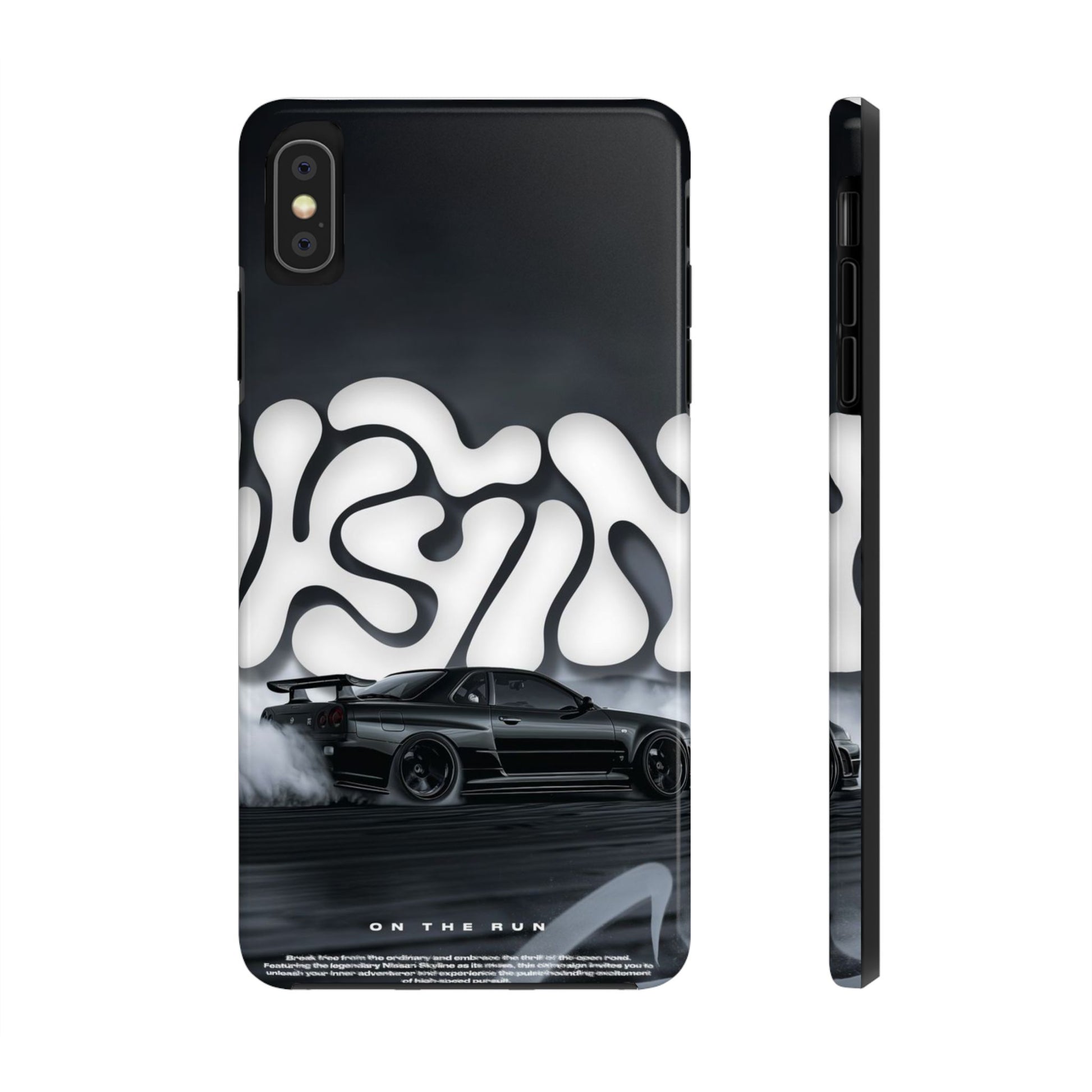 Drifting Skyline Racing Car Theme Phone Case for iPhone & Samsung Galaxy Phones