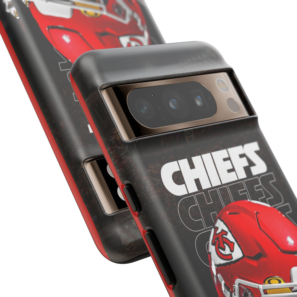Kansas City Chiefs Football Helmet Logo Tough Cases for iPhones, Samsung, and Pixel