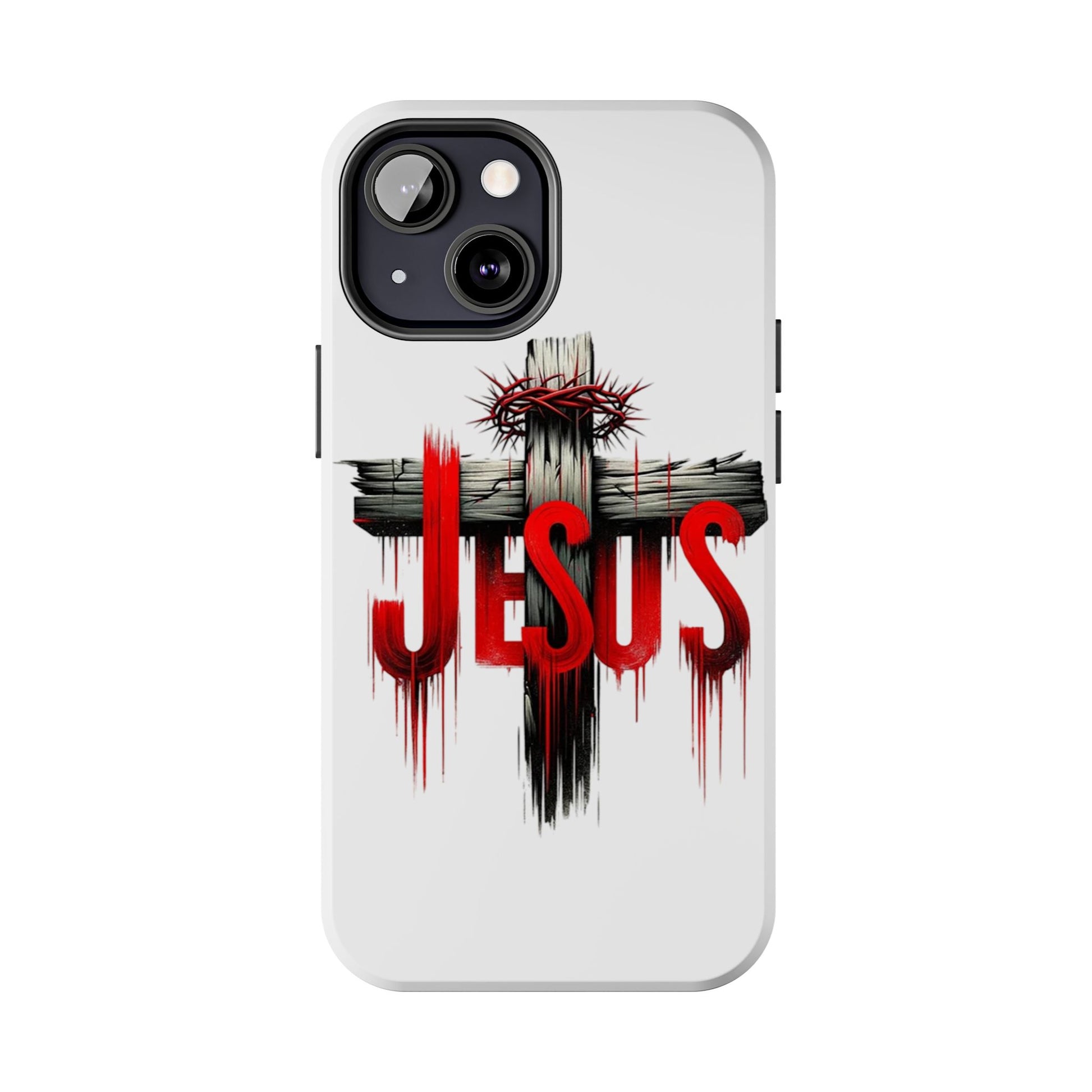 Jesus Cross and Crown Christian Theme Phone Cases for iPhones & Samsung Phones