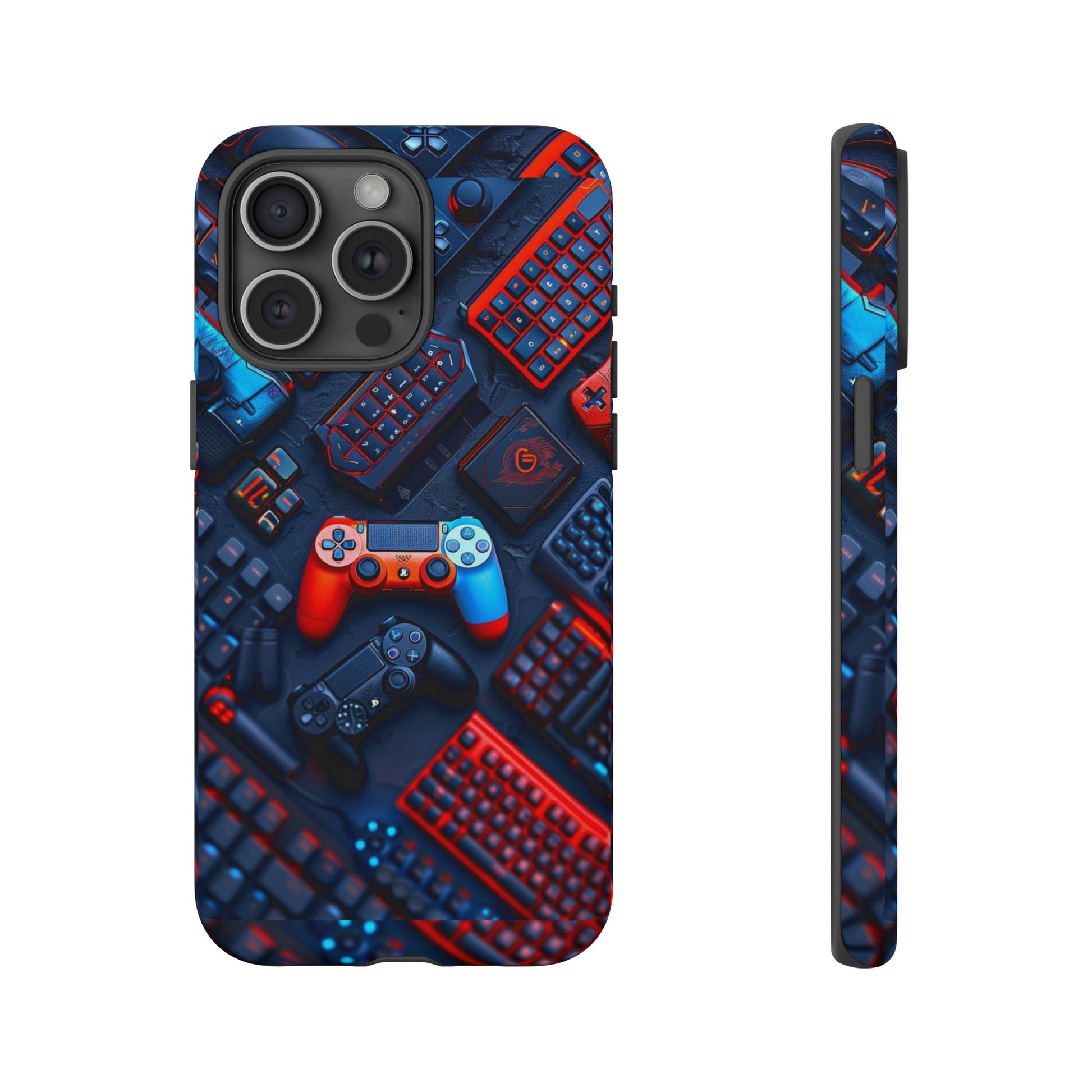 Gamer Themed Controllers Tough Cases for iPhones, Samsung, and Pixel